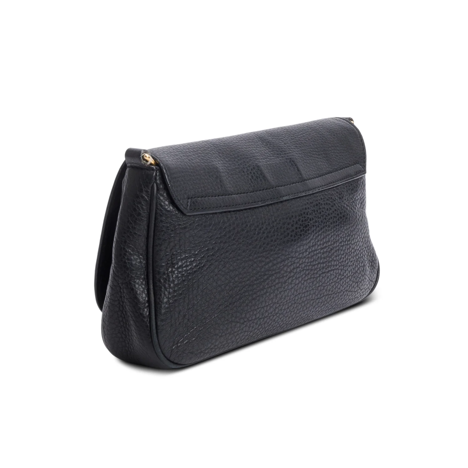 Gucci Black Leather Medium Soho Chain Crossbody Bag - Image 6