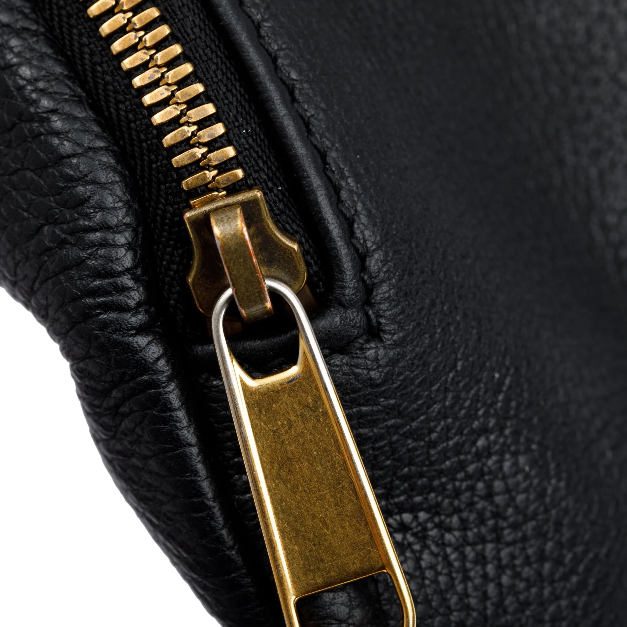 Gucci Black Logo Print Leather Large Belt Bag - Image 6