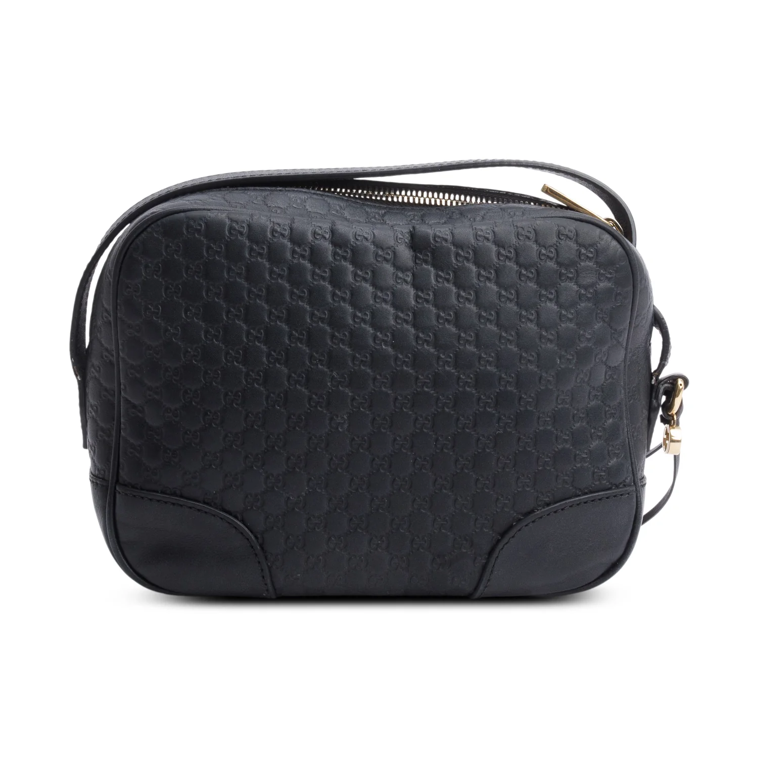 Gucci Black Microguccissima Leather Mini Bree Crossbody Bag - Image 5