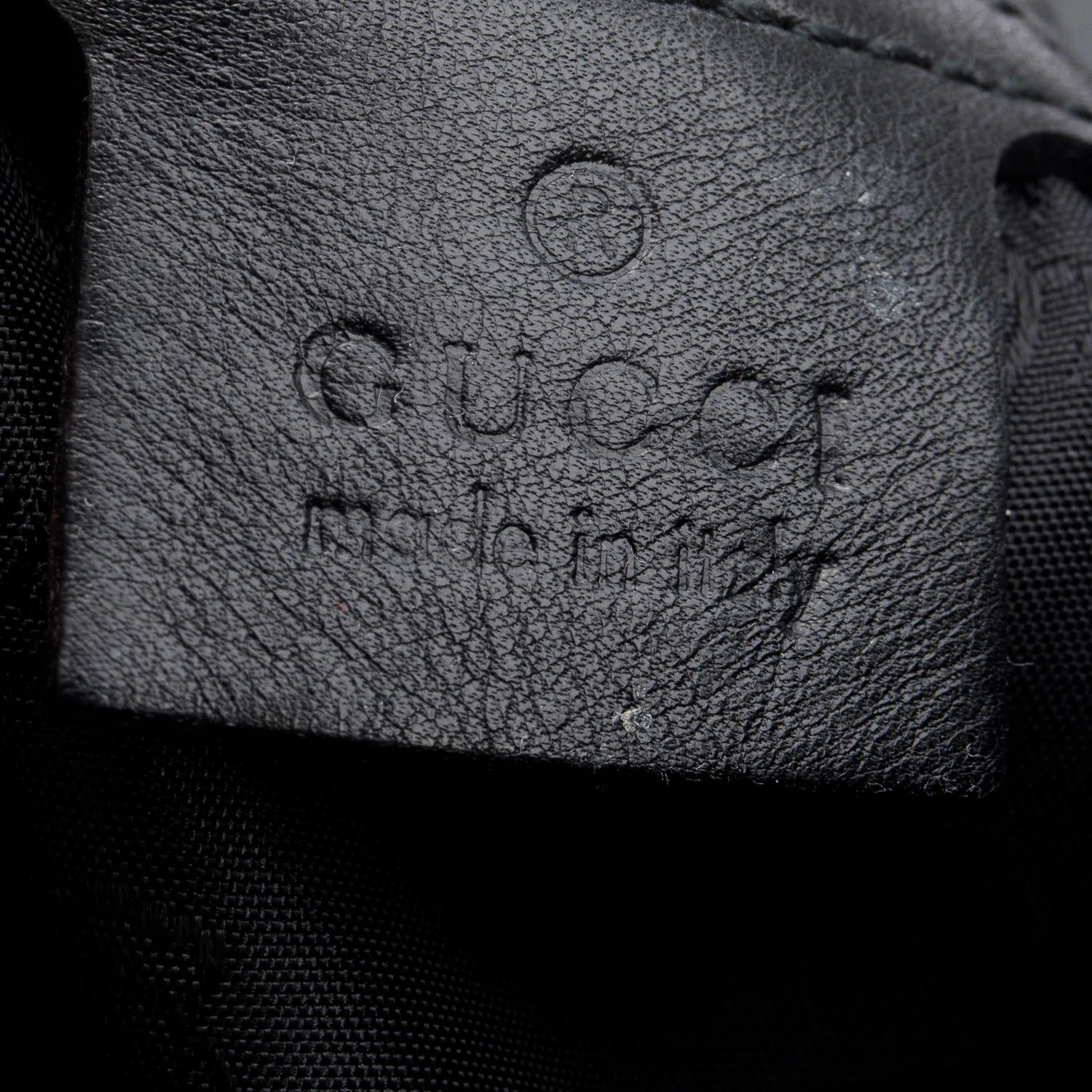 Gucci Black Patent Leather Large Indy Top Handle Bag w/ Strap - Image 9