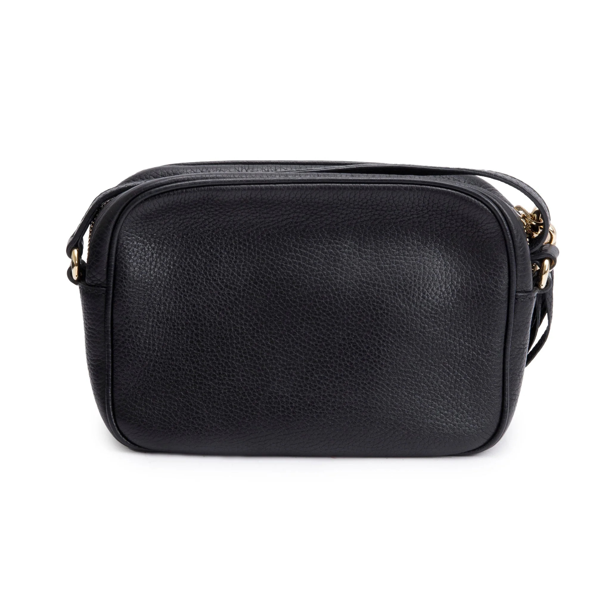 Gucci Black Pebbled Calfskin Leather Small Soho Disco Bag - Image 5