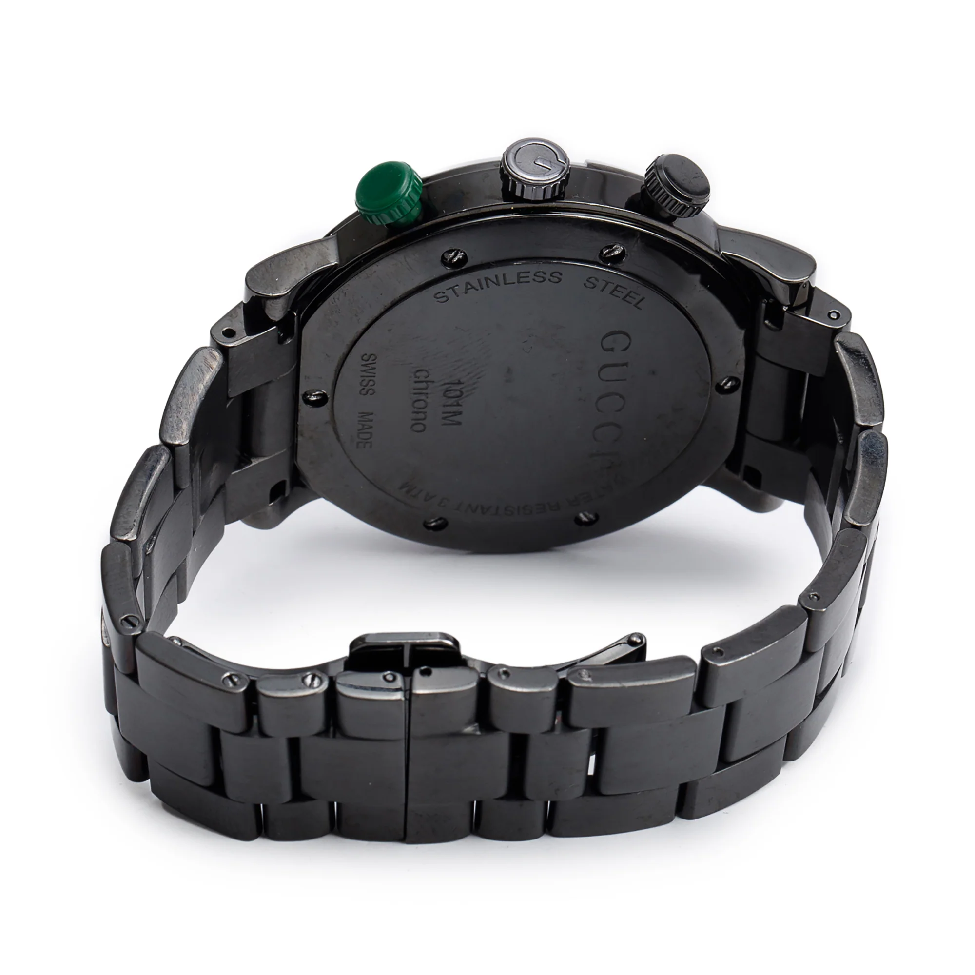 Gucci Black PVD Stainless Steel G-Chrono 44 MM Watch w/ Box - Image 4