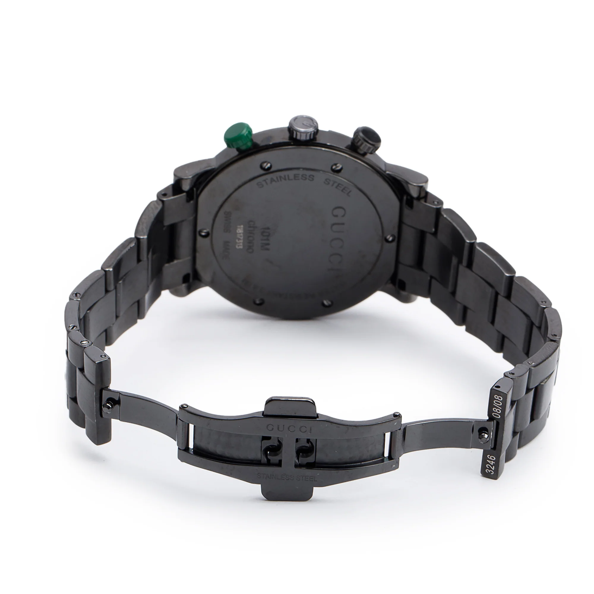 Gucci Black PVD Stainless Steel G-Chrono 44 MM Watch w/ Box - Image 5