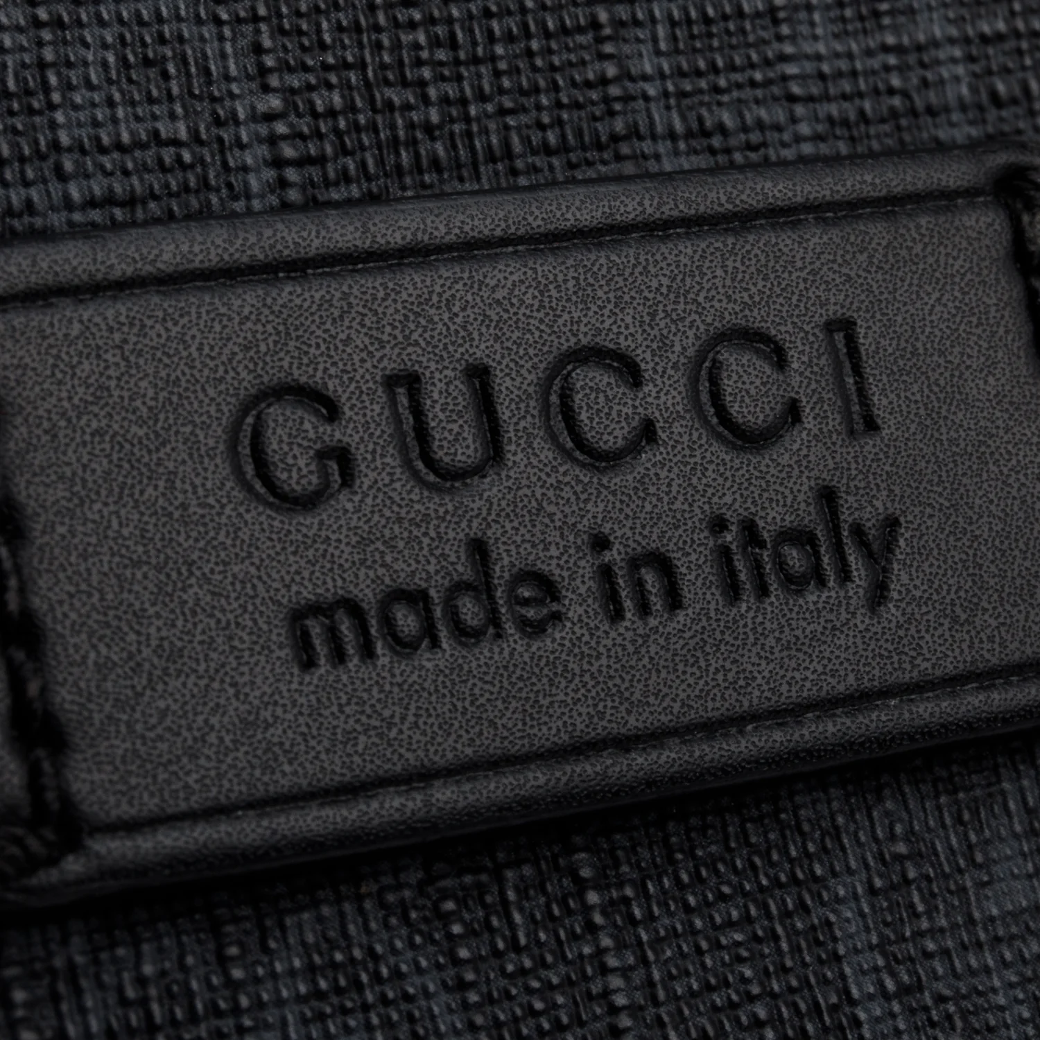 Gucci Black Soft GG Supreme Monogram Web Belt Bag - Image 6