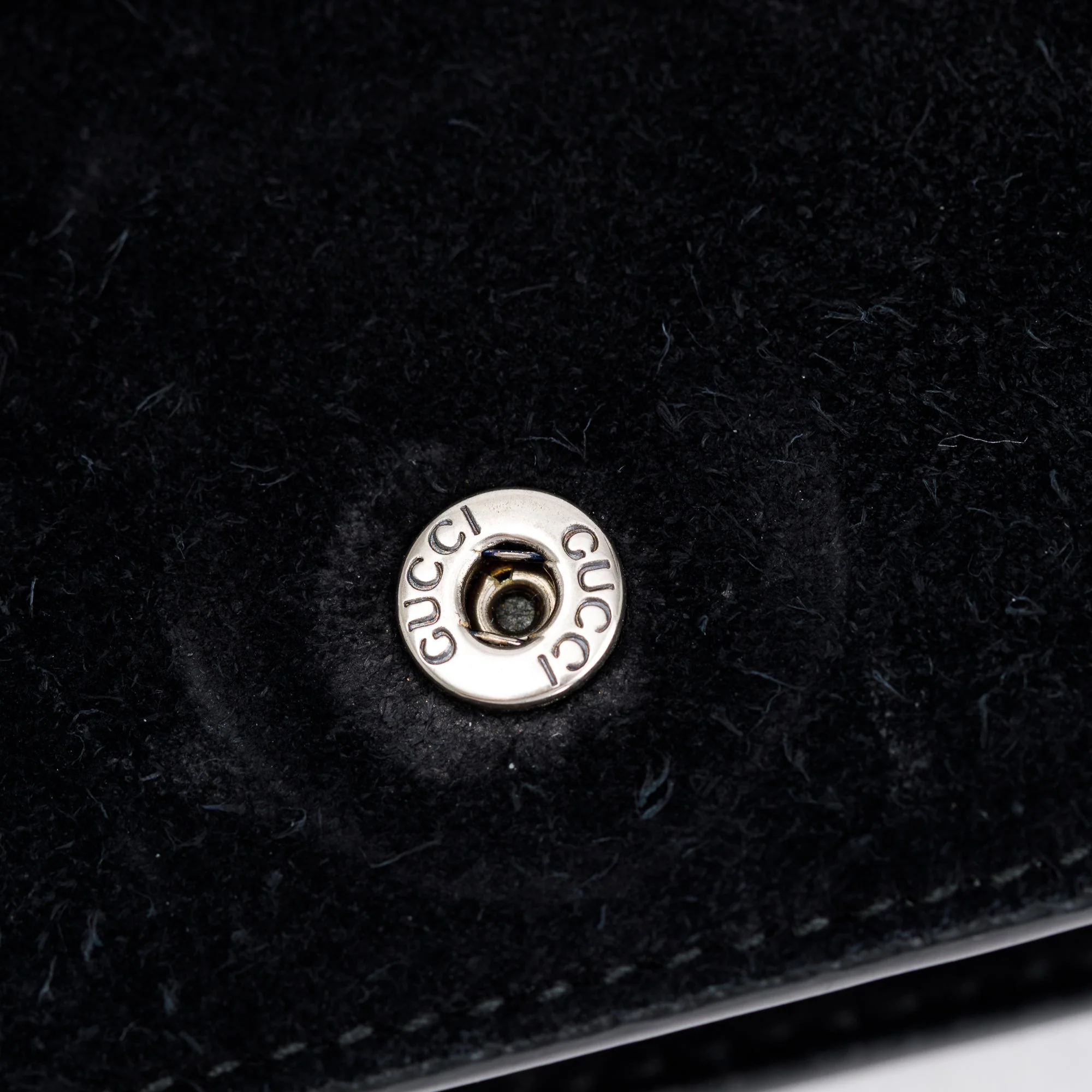 Gucci Black Suede Dionysus Super Mini Bag - Image 10