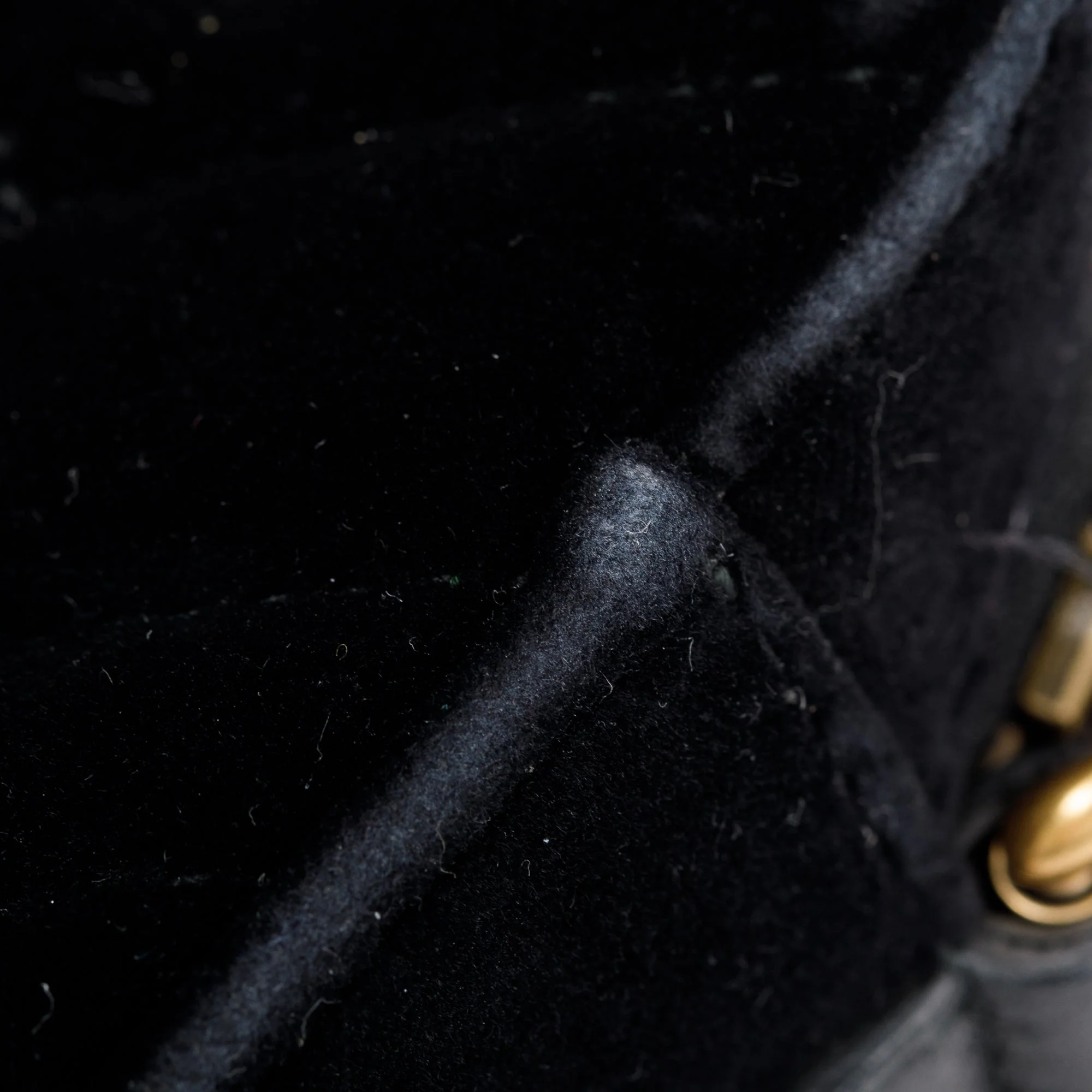 Gucci Black Velvet GG Marmont Matelasse Crystal Mini Shoulder Bag w/ Box & Receipt - Image 7