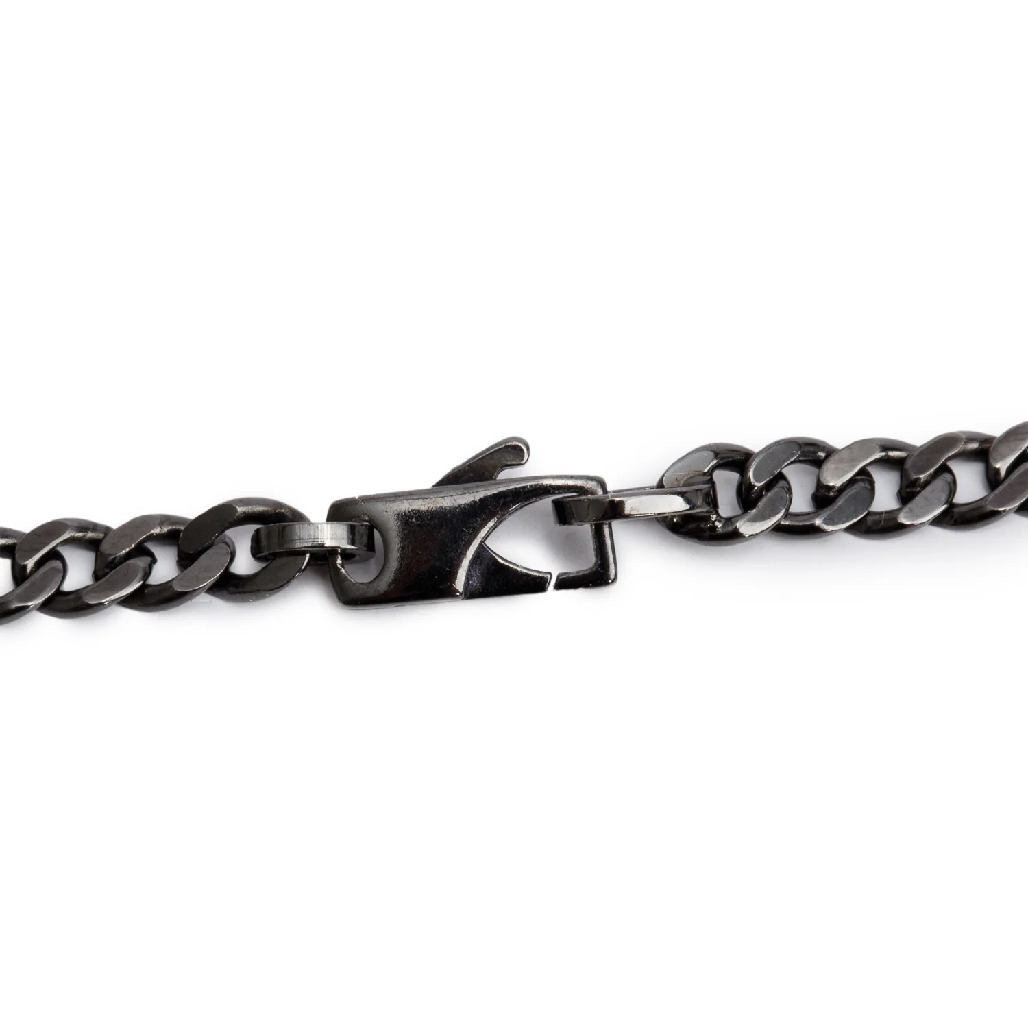 Gucci Blackened Sterling Silver G Bar Pendant Necklace w/ Box - Image 4