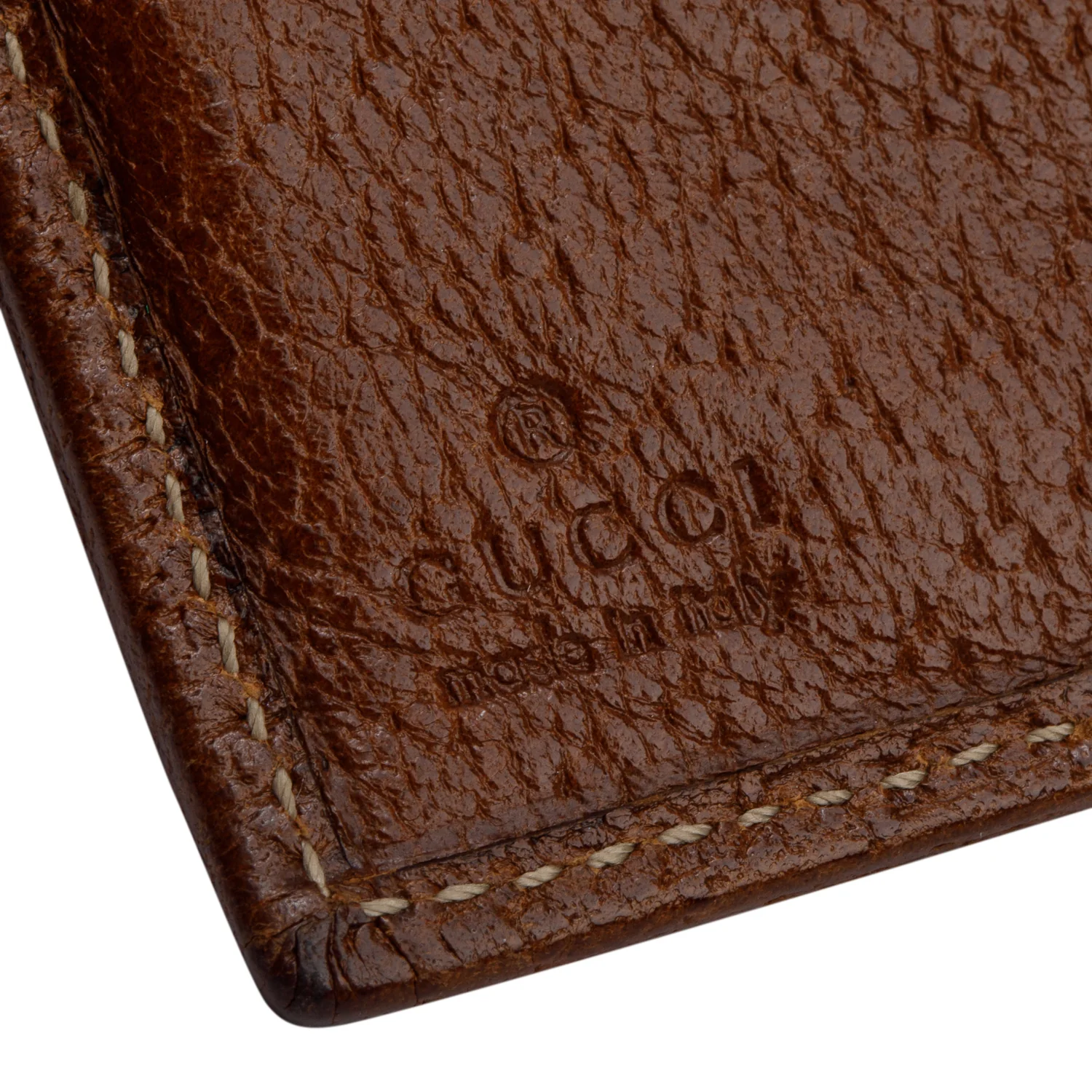 Gucci Blue Denim Abbey Printed Compact Wallet - Image 5