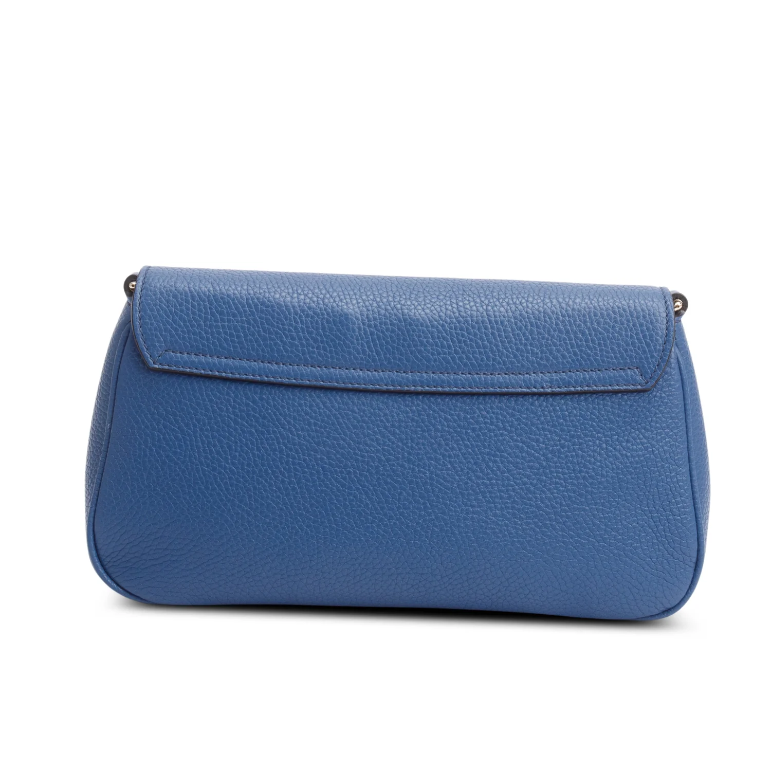 Gucci Blue Leather Medium Soho Chain Crossbody Bag - Image 5