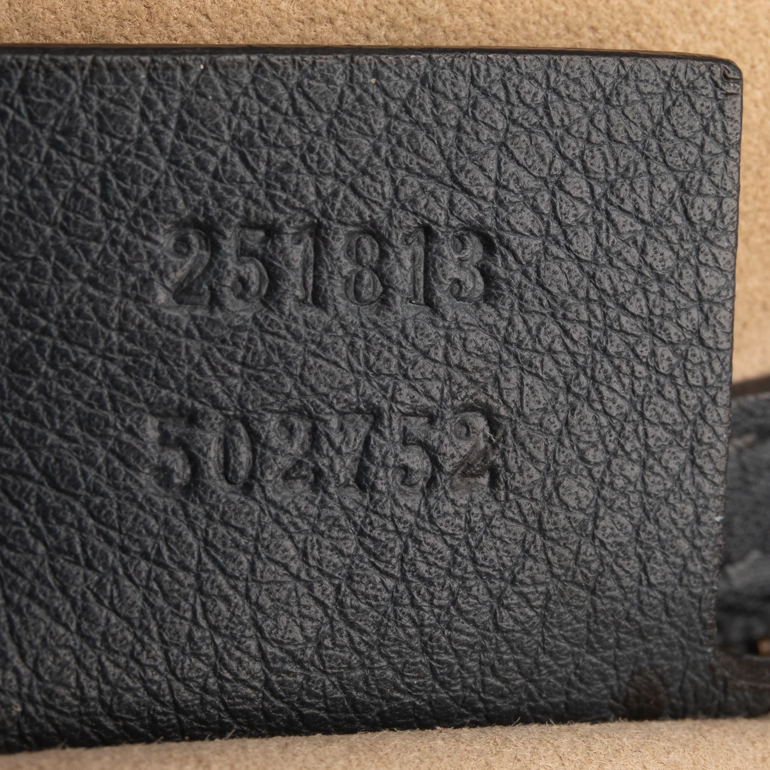 Gucci Blue Pebbled Calfskin 1973 Medium Top Handle Bag - Image 8