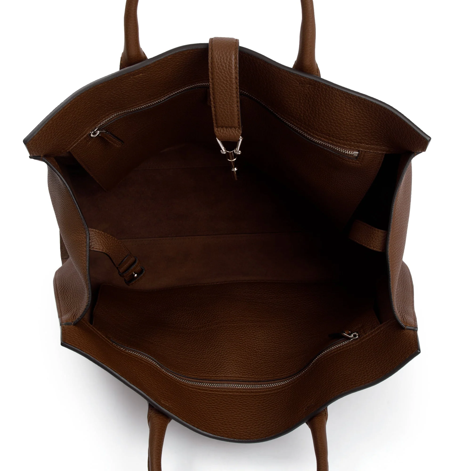 Gucci Brown Calfskin Leather Medium Soft Jackie Tote - Image 5