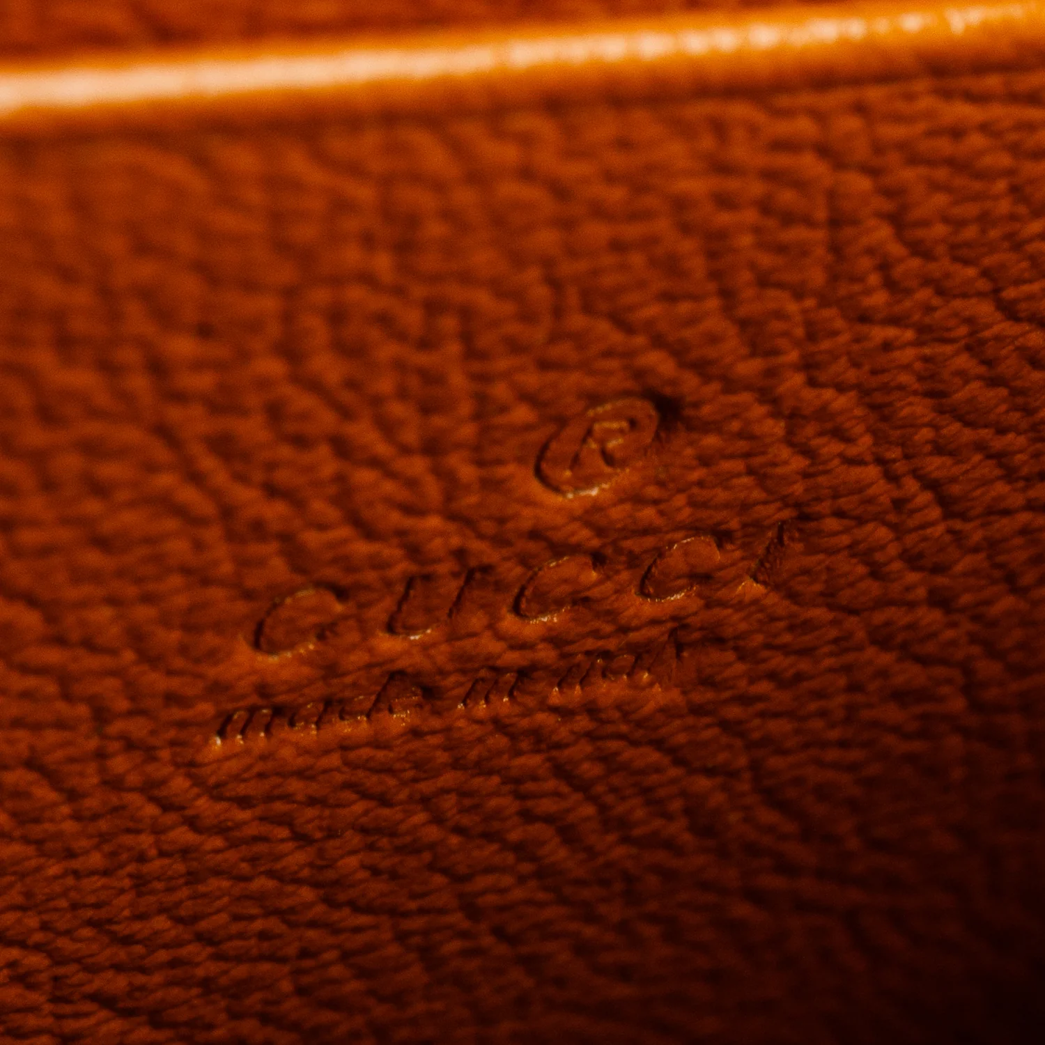 Gucci Brown Leather GG Marmont Torchon Chain Wallet - Image 9
