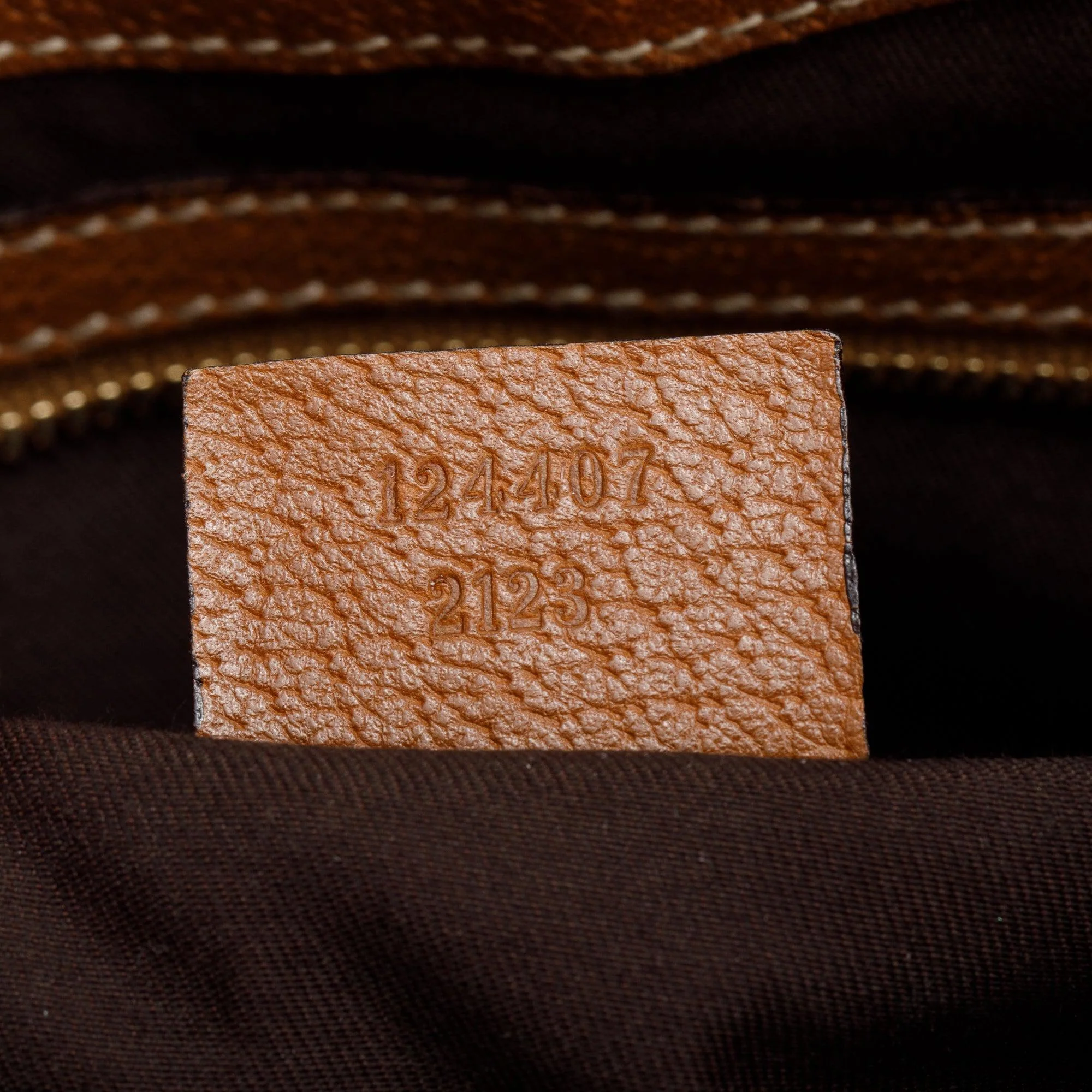 Gucci Brown Leather Small Nailhead Jackie Bardot Bag - Image 7