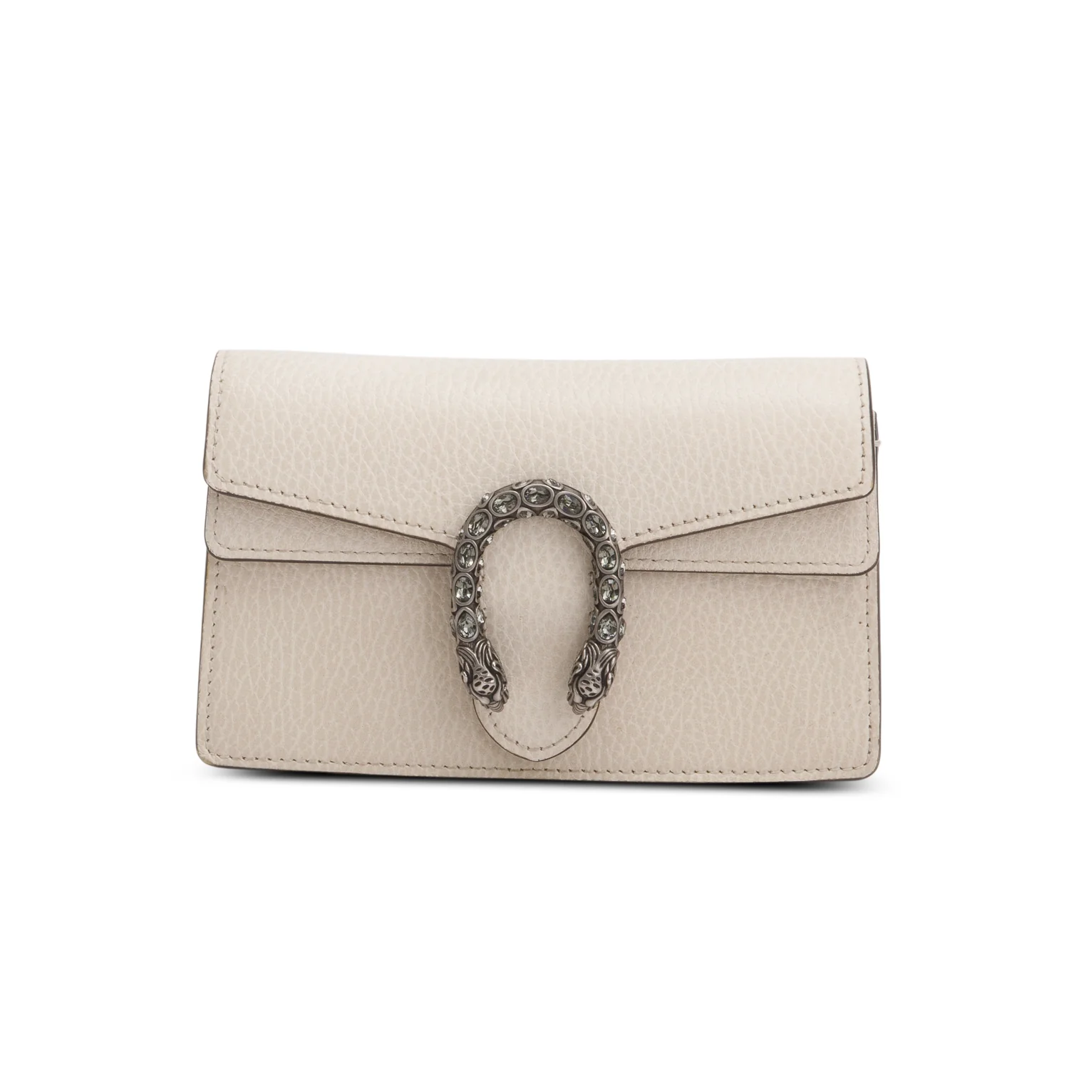 Gucci Cream Calfskin Leather Super Mini Dionysus Bag - Image 3