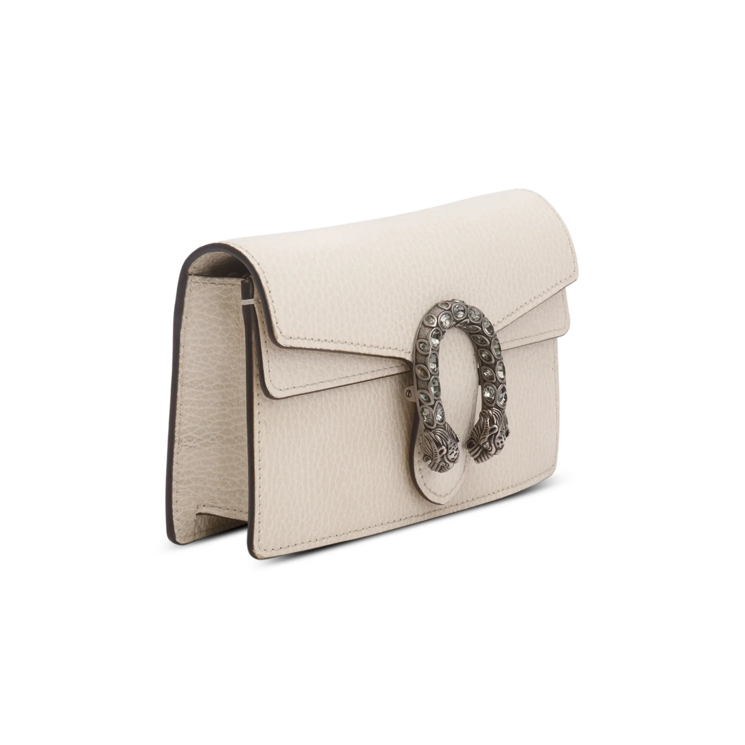 Gucci Cream Calfskin Leather Super Mini Dionysus Bag - Image 4
