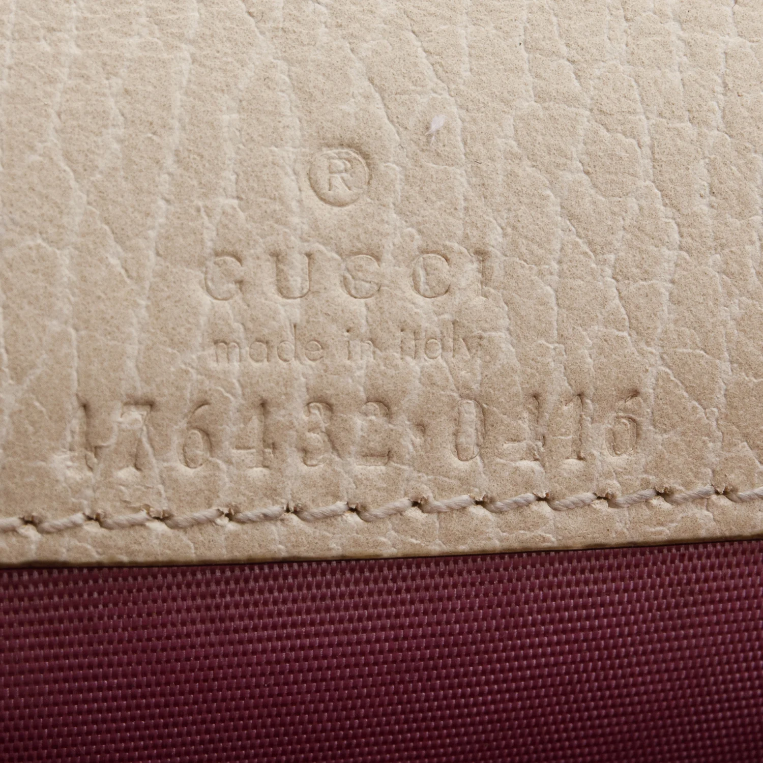 Gucci Cream Calfskin Leather Super Mini Dionysus Bag - Image 9
