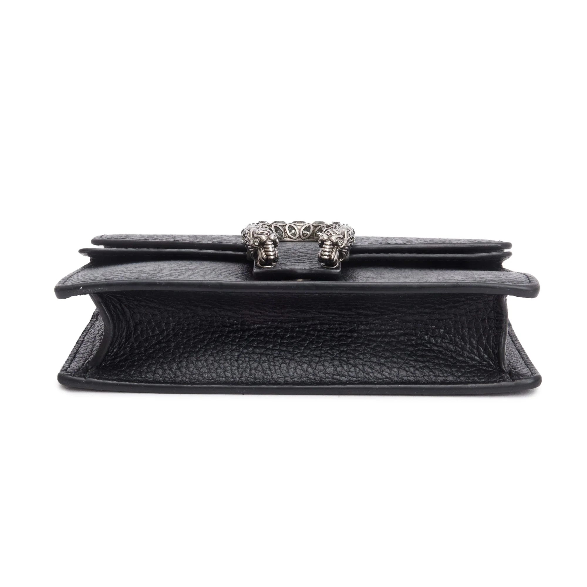 Gucci Dionysus Black Leather Super Mini Bag - Image 7
