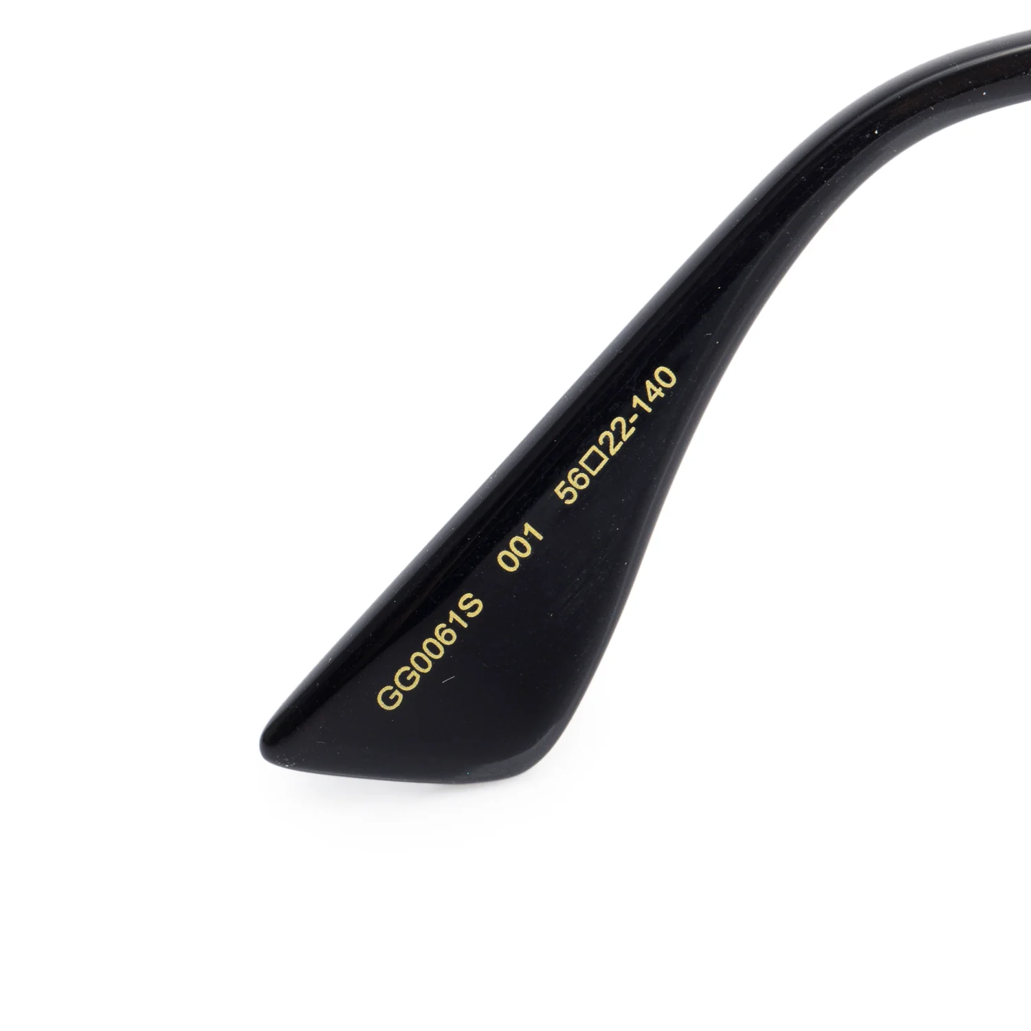 Gucci GG 0061S Gold-Tone/Black Round Gradient Sunglasses w/ Case - Image 4