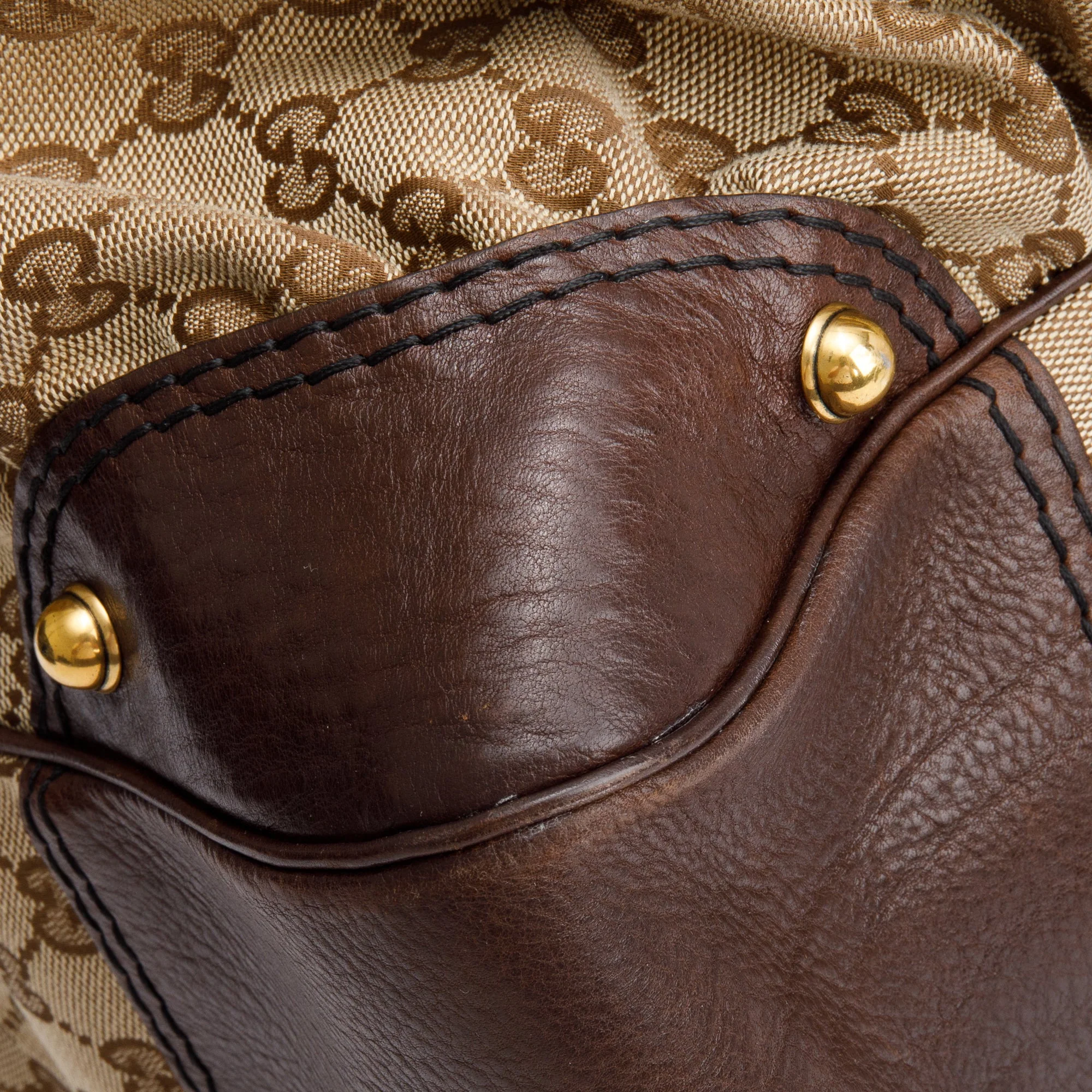 Gucci GG Canvas Large Jockey Hobo - Image 6