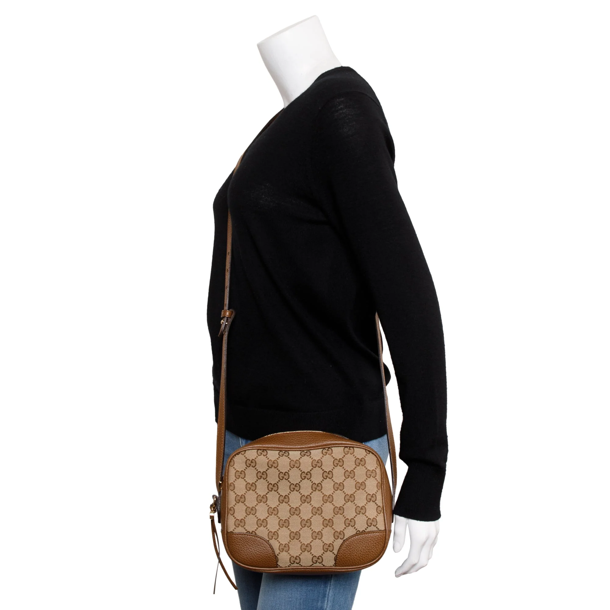 Gucci GG Canvas Mini Bree Crossbody Bag - Image 2