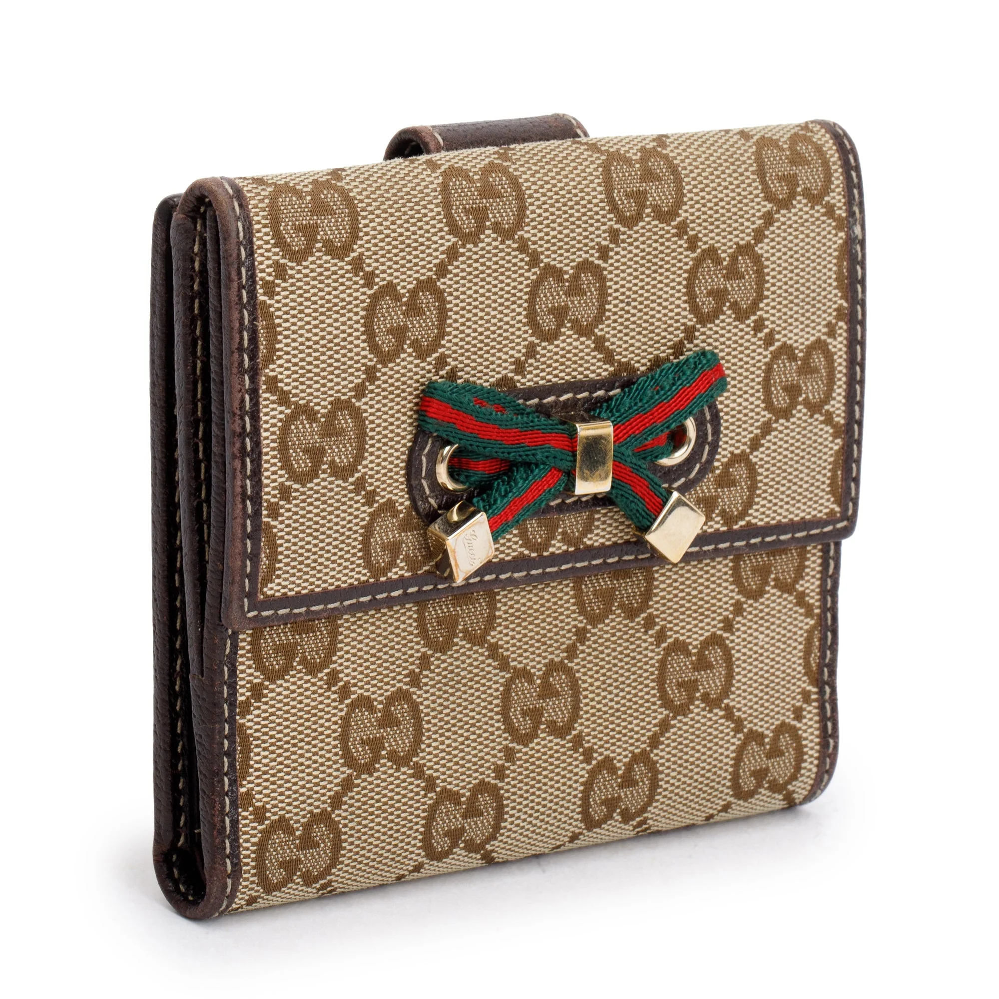 Gucci GG Canvas Web Princy Compact Wallet - Image 2