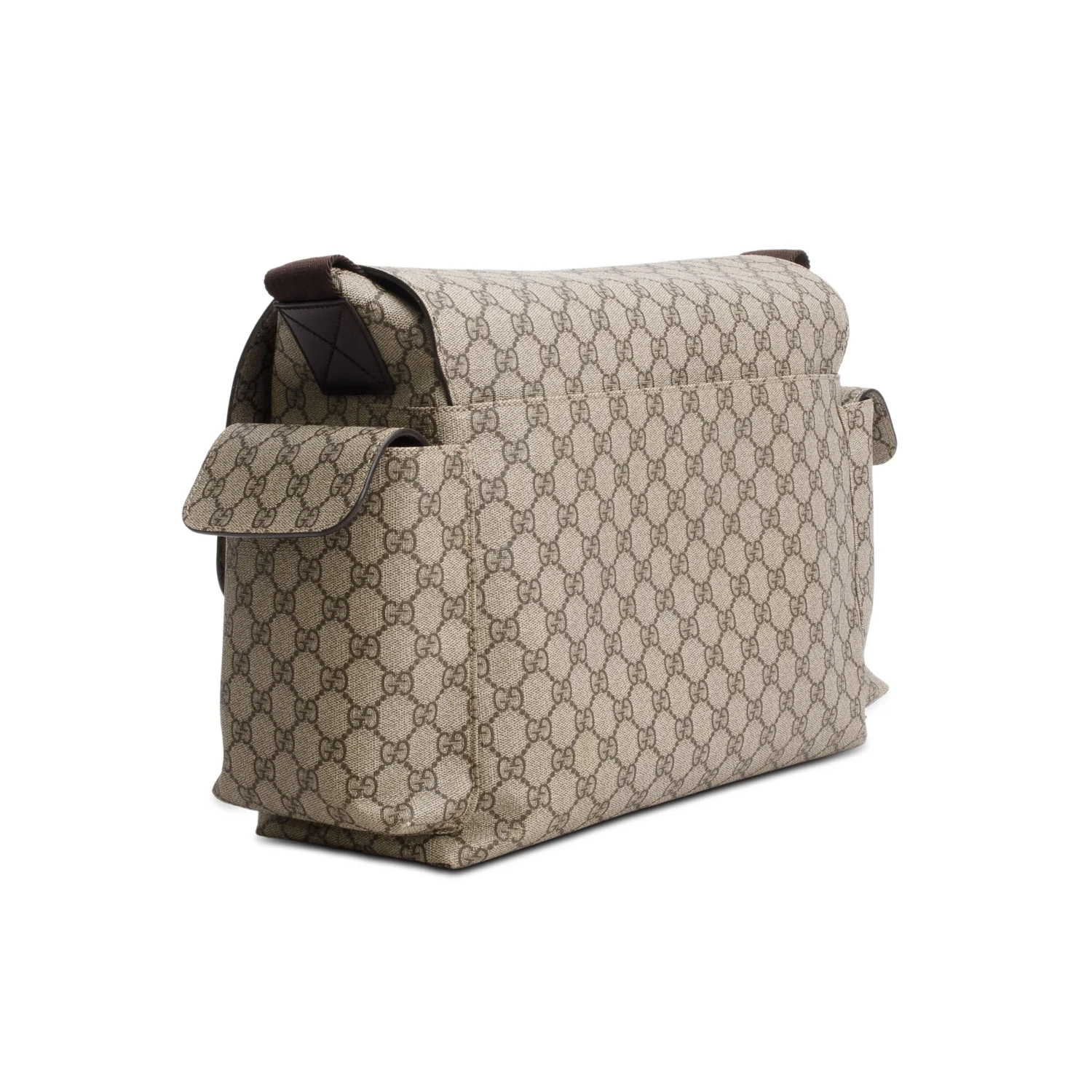 Gucci GG Plus Monogram Messenger Diaper Bag w/ Box - Image 7