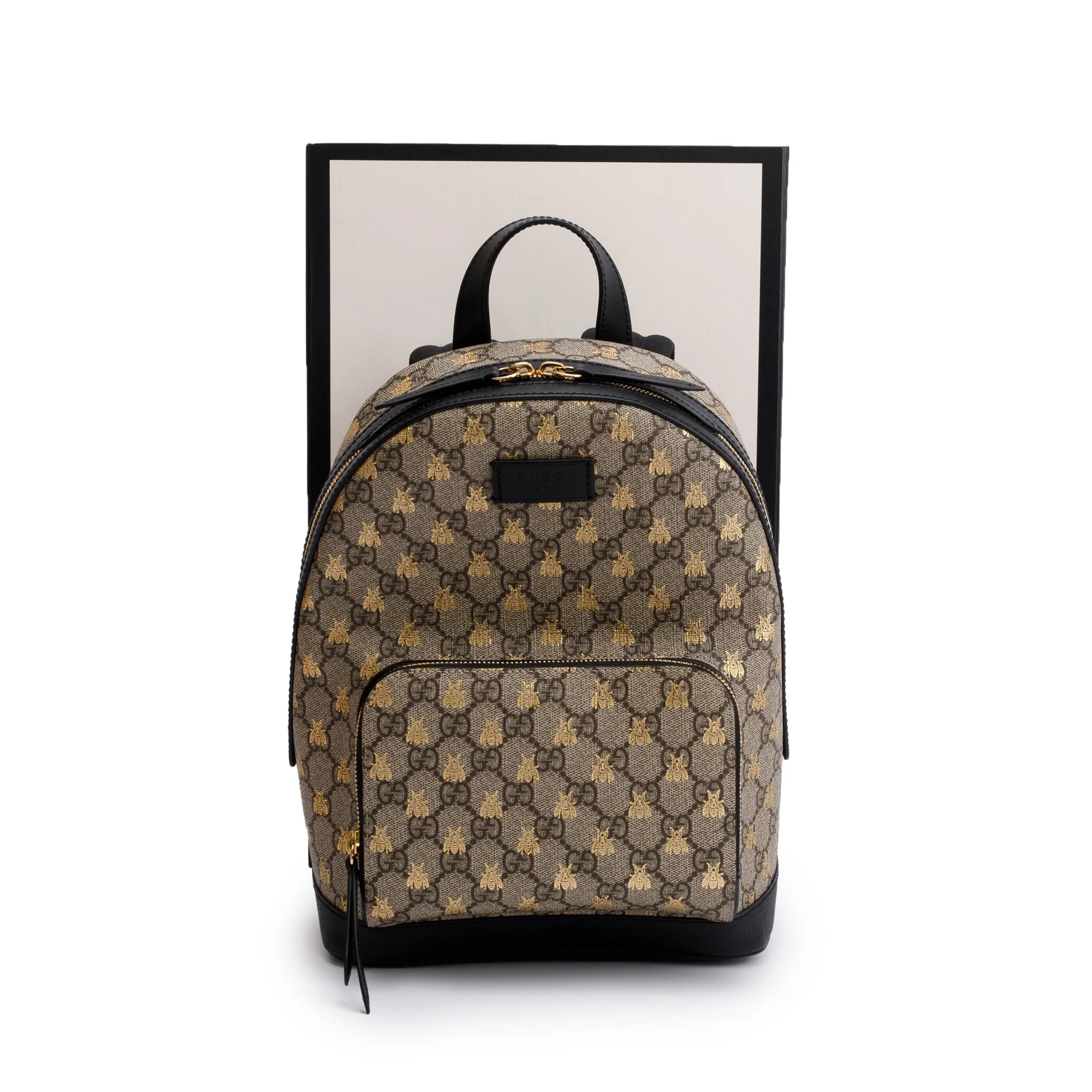Gucci GG Supreme Bees Small Eden Backpack w/ Box - Image 3
