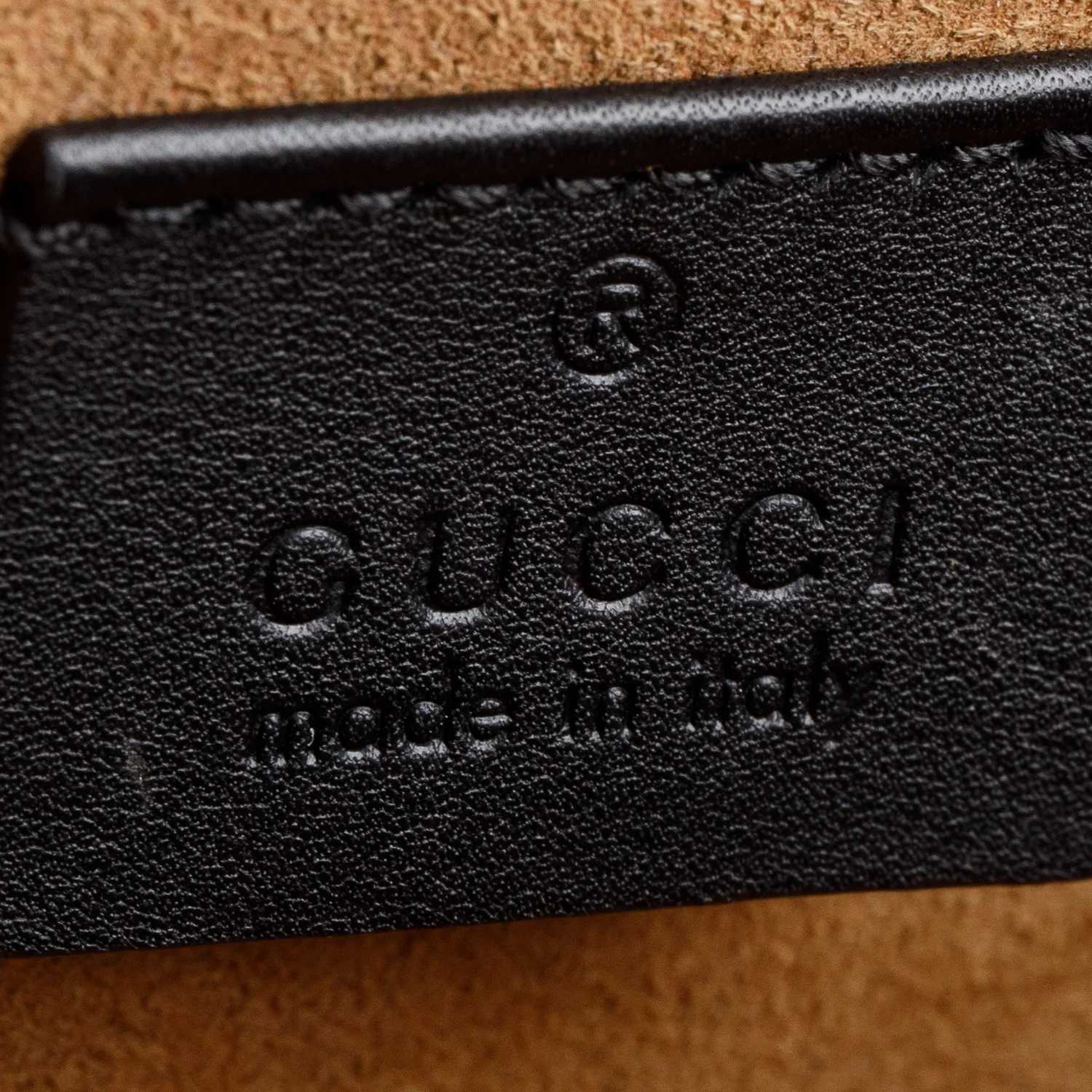 Gucci GG Supreme Brown Leather Trim Small Padlock Bamboo Handle Bag w/ Strap - Image 9