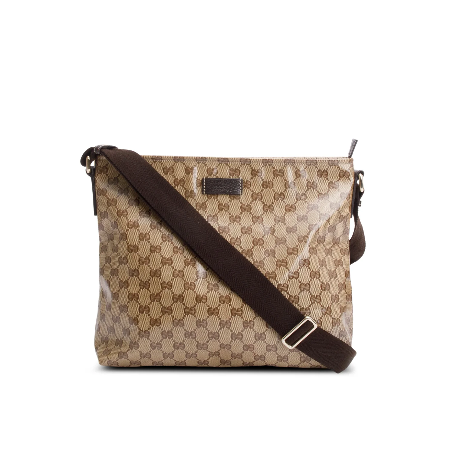 Gucci GG Supreme Coated Canvas Crystal Messenger Bag