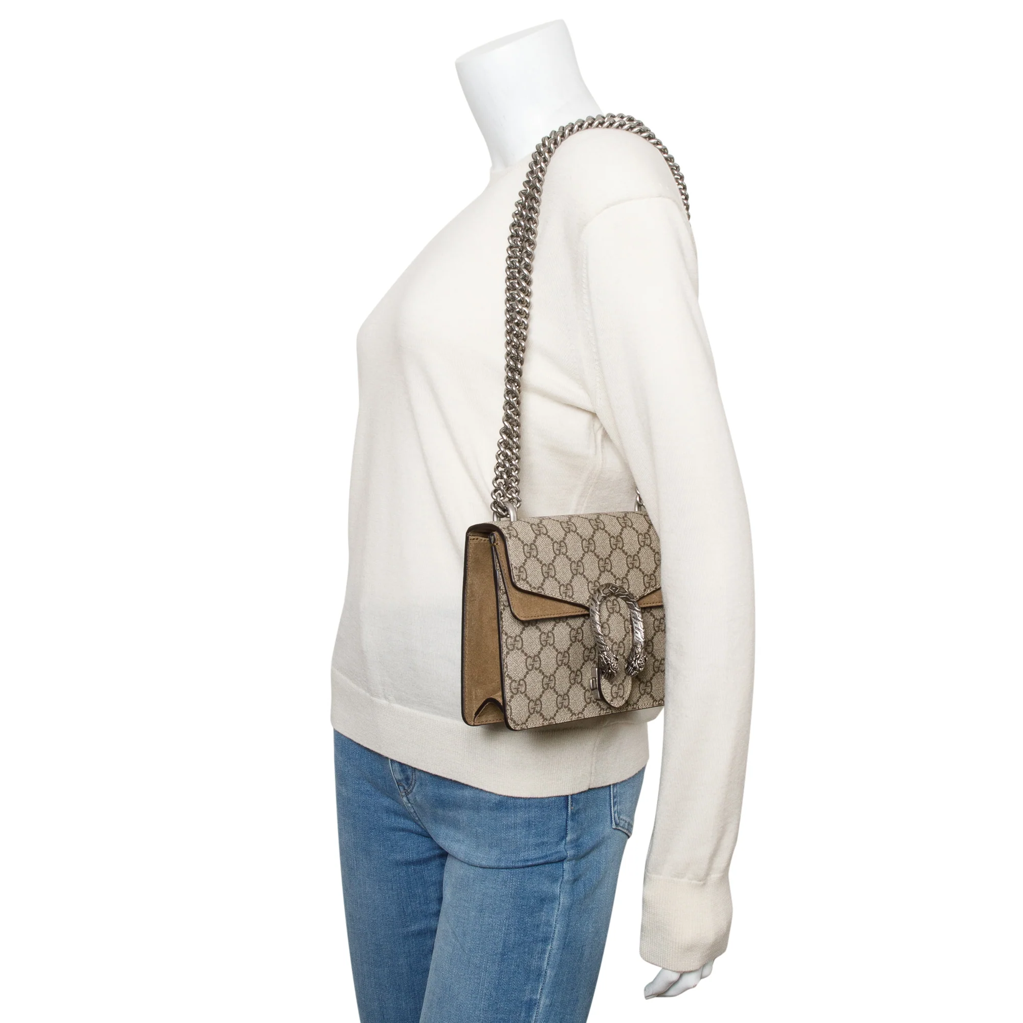 Gucci GG Supreme Dionysus Mini Shoulder Bag - Image 2