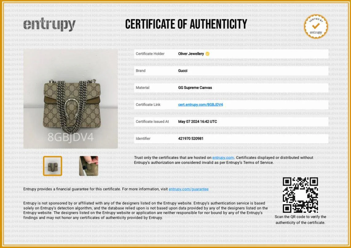 Gucci GG Supreme Dionysus Mini Shoulder Bag w/ Box - Image 13