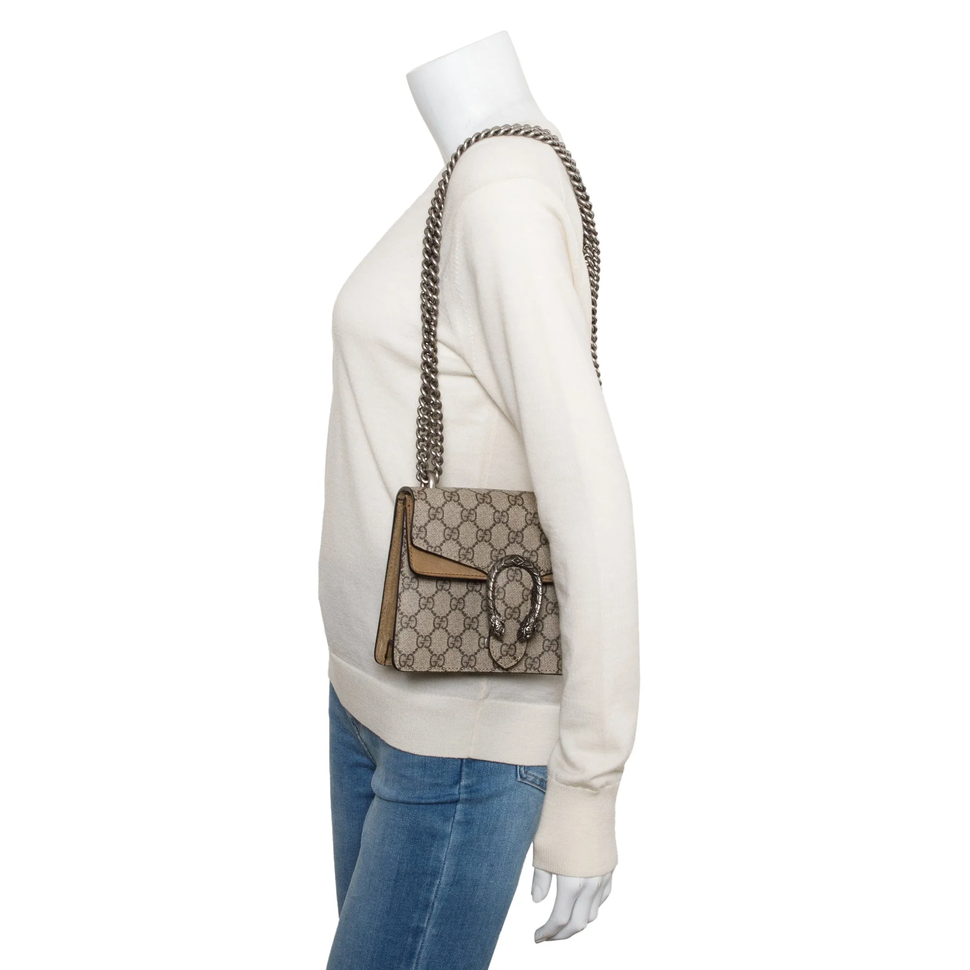 Gucci GG Supreme Dionysus Mini Shoulder Bag w/ Box - Image 3