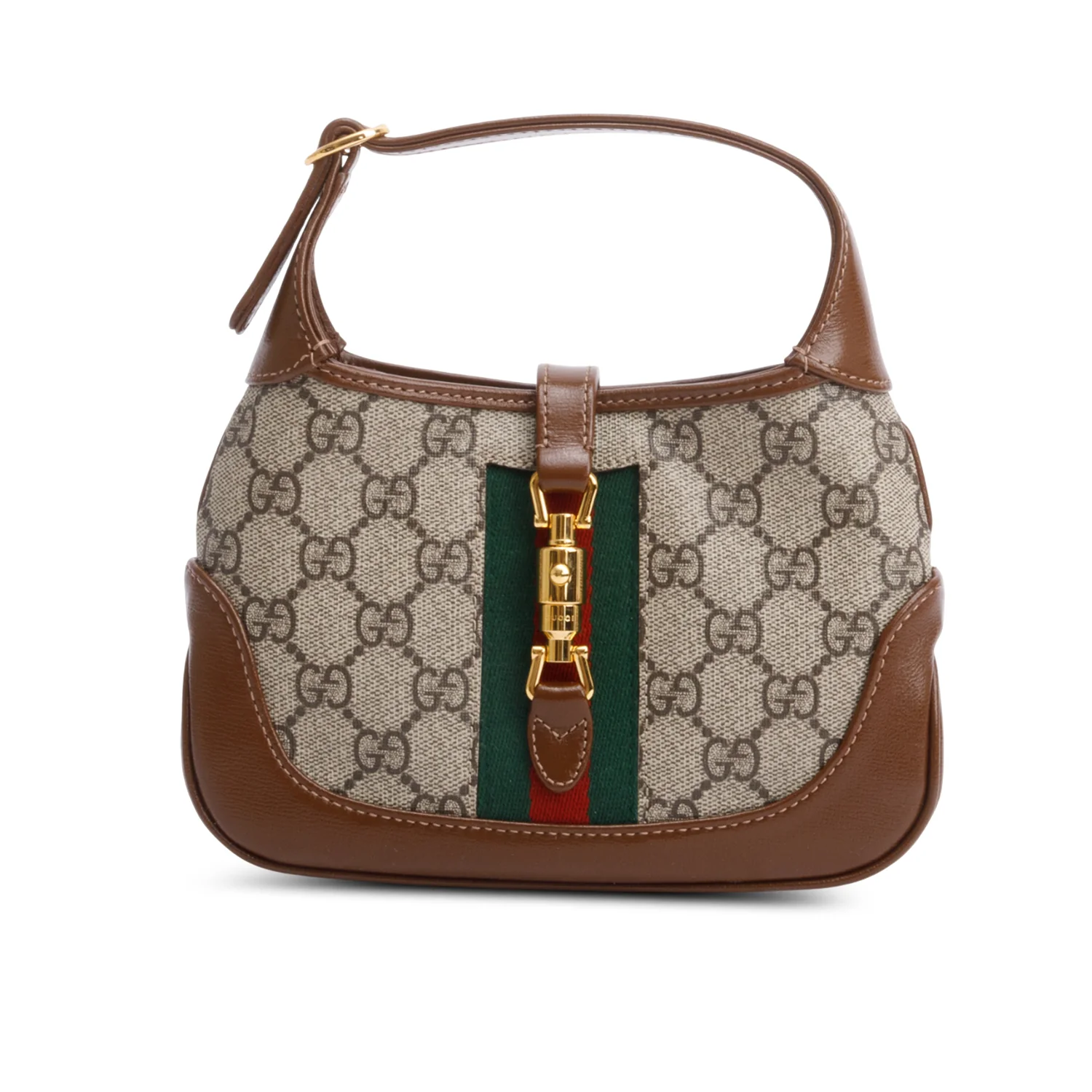 Gucci GG Supreme Mini Jackie 1961 Shoulder Bag w/ Strap - Image 3