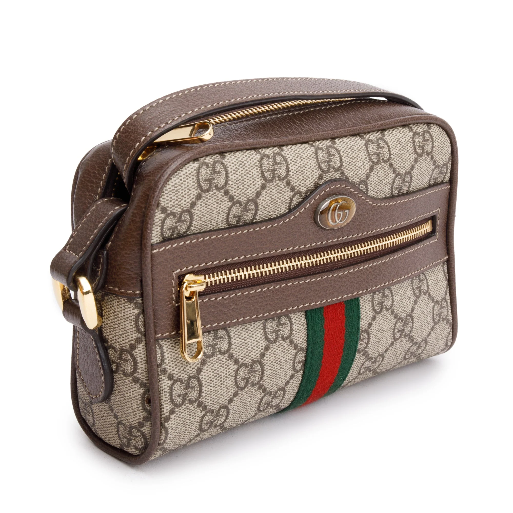 Gucci GG Supreme Mini Ophidia Crossbody Bag w/ Box - Image 5