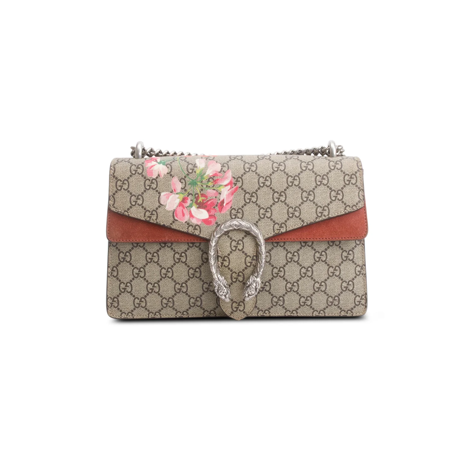 Gucci GG Supreme Monogram Blooms Small Dionysus Shoulder Bag - Image 3