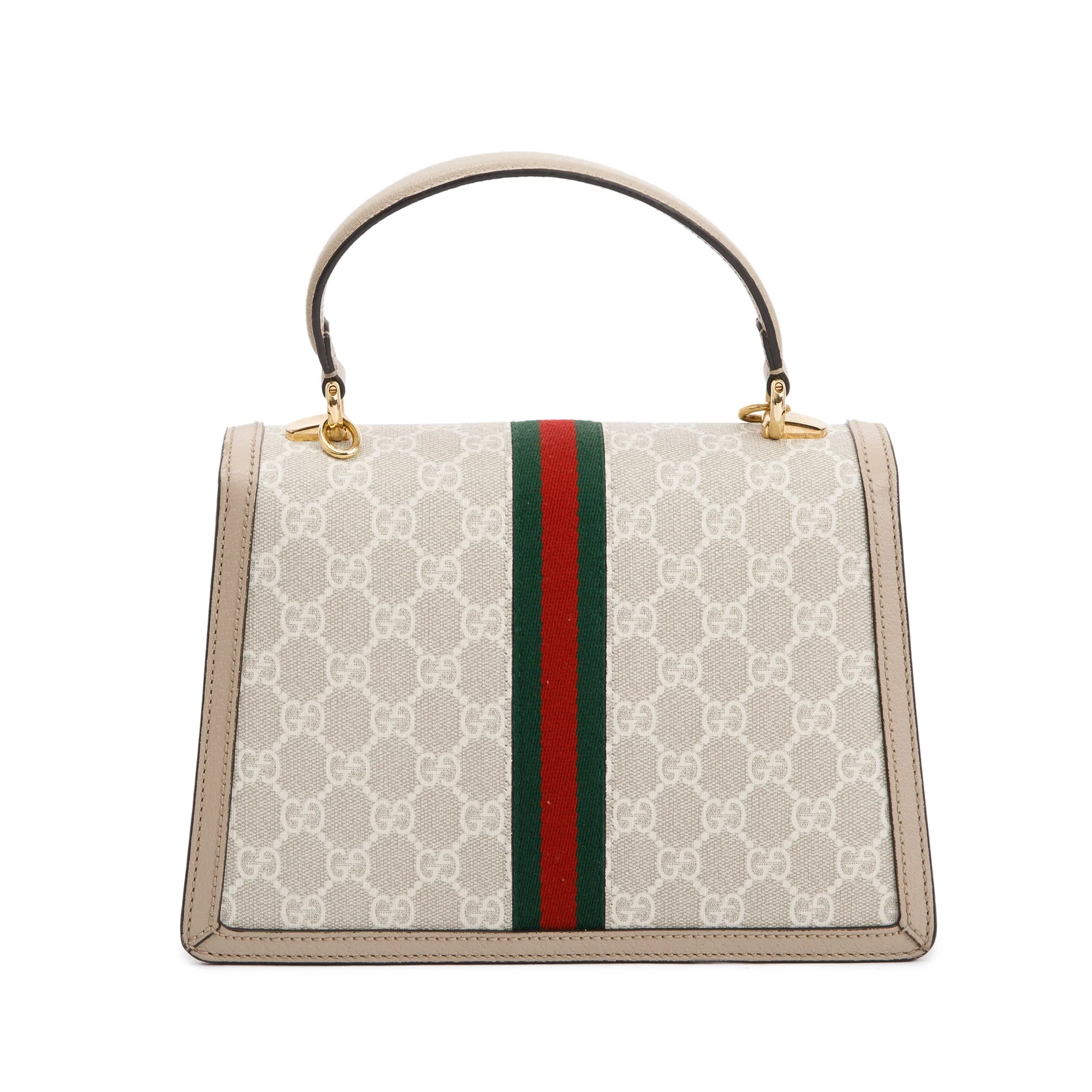 Gucci GG Supreme Monogram Small Ophidia Top Handle Bag - Image 5