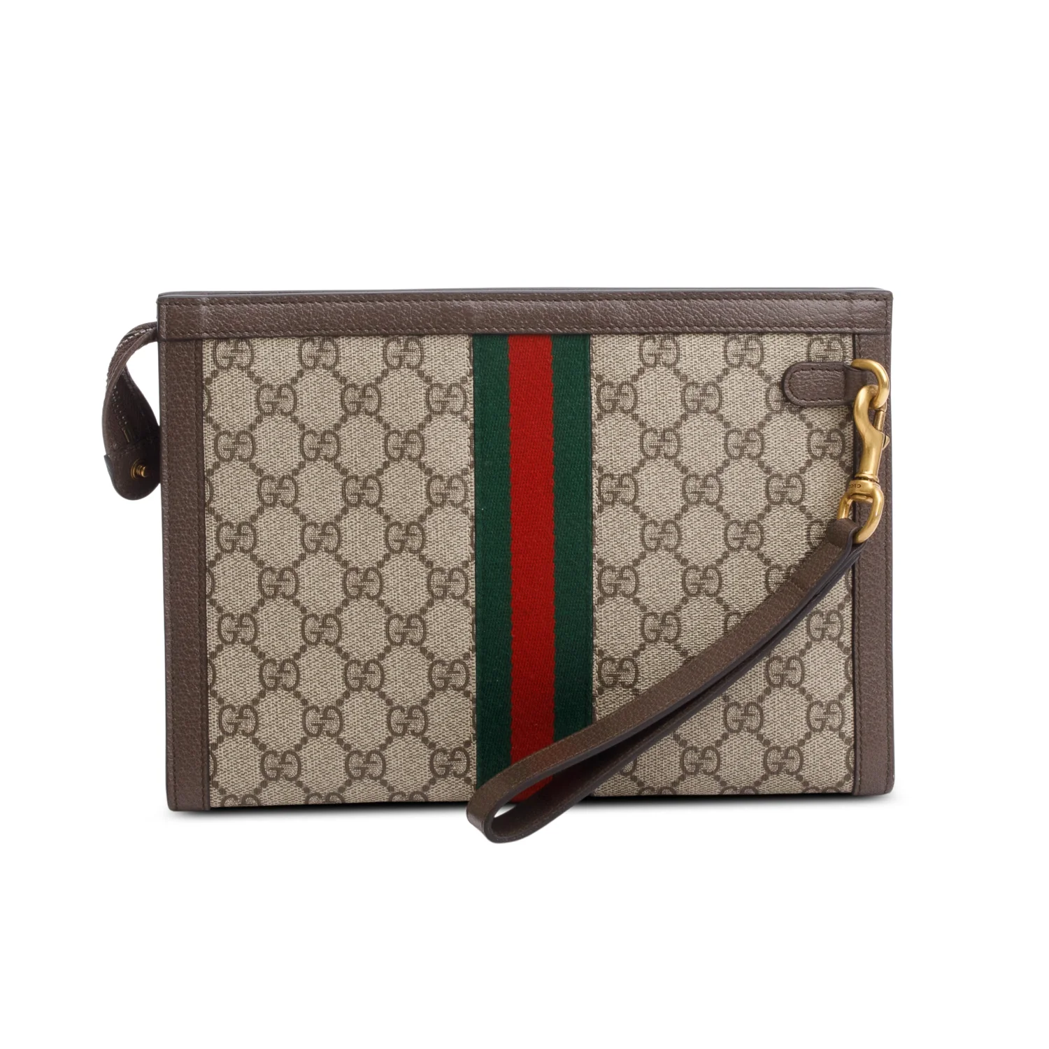 Gucci GG Supreme Monogram Small Ophidia Wristlet Pouch - Image 3