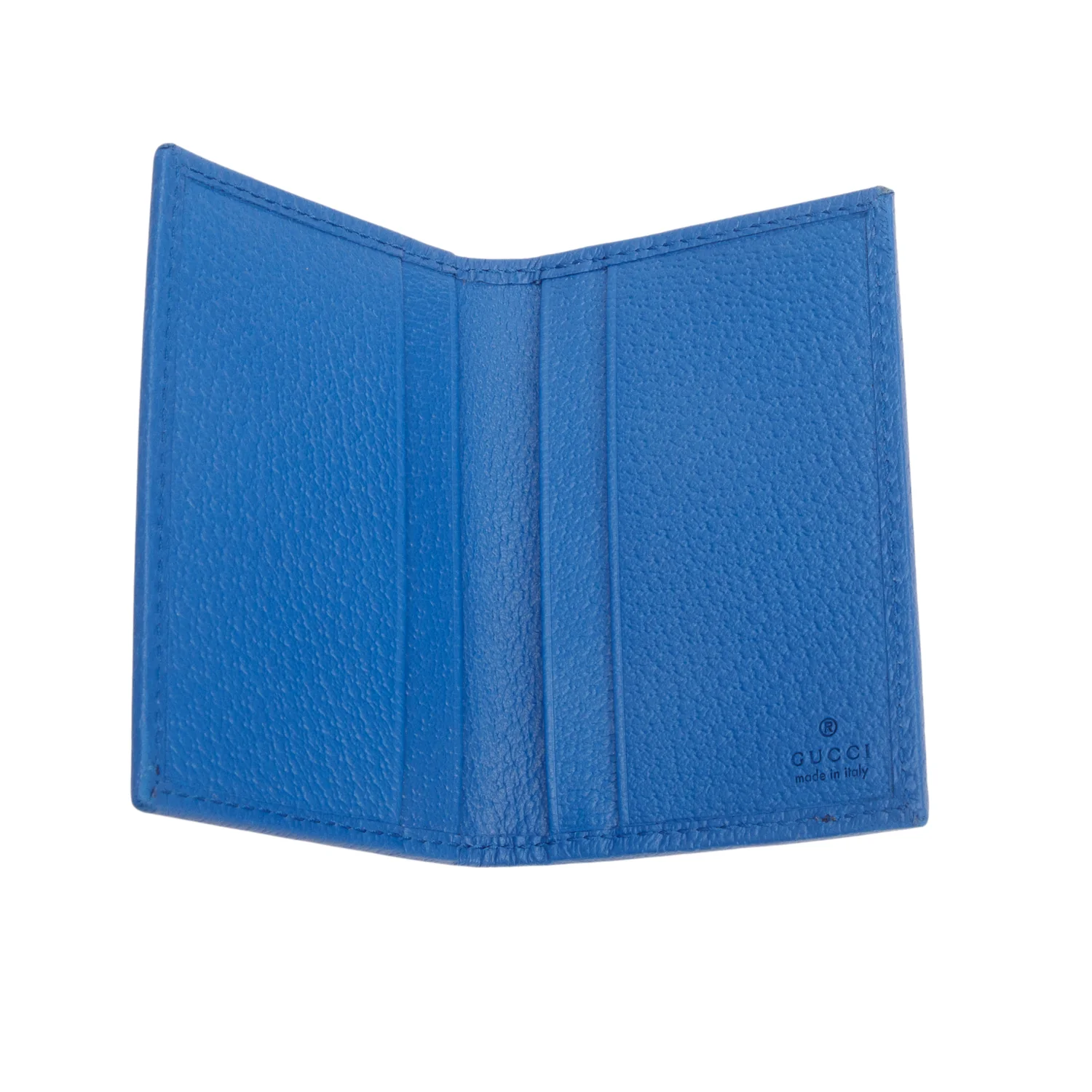 Gucci GG Supreme Monogram Textured Dollar Calfskin Rhombus Print Card Case w/ Box - Image 6