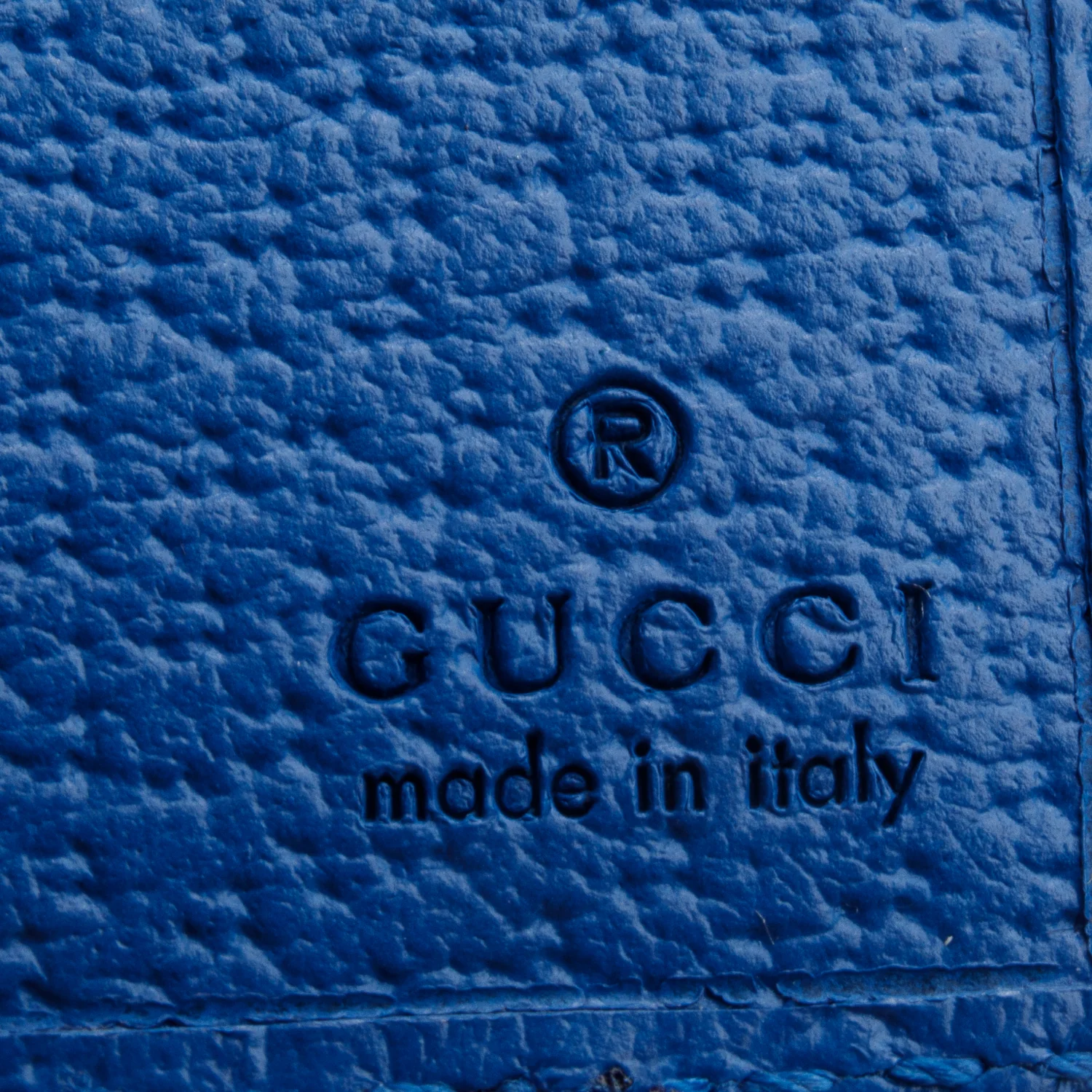 Gucci GG Supreme Monogram Textured Dollar Calfskin Rhombus Print Card Case w/ Box - Image 7