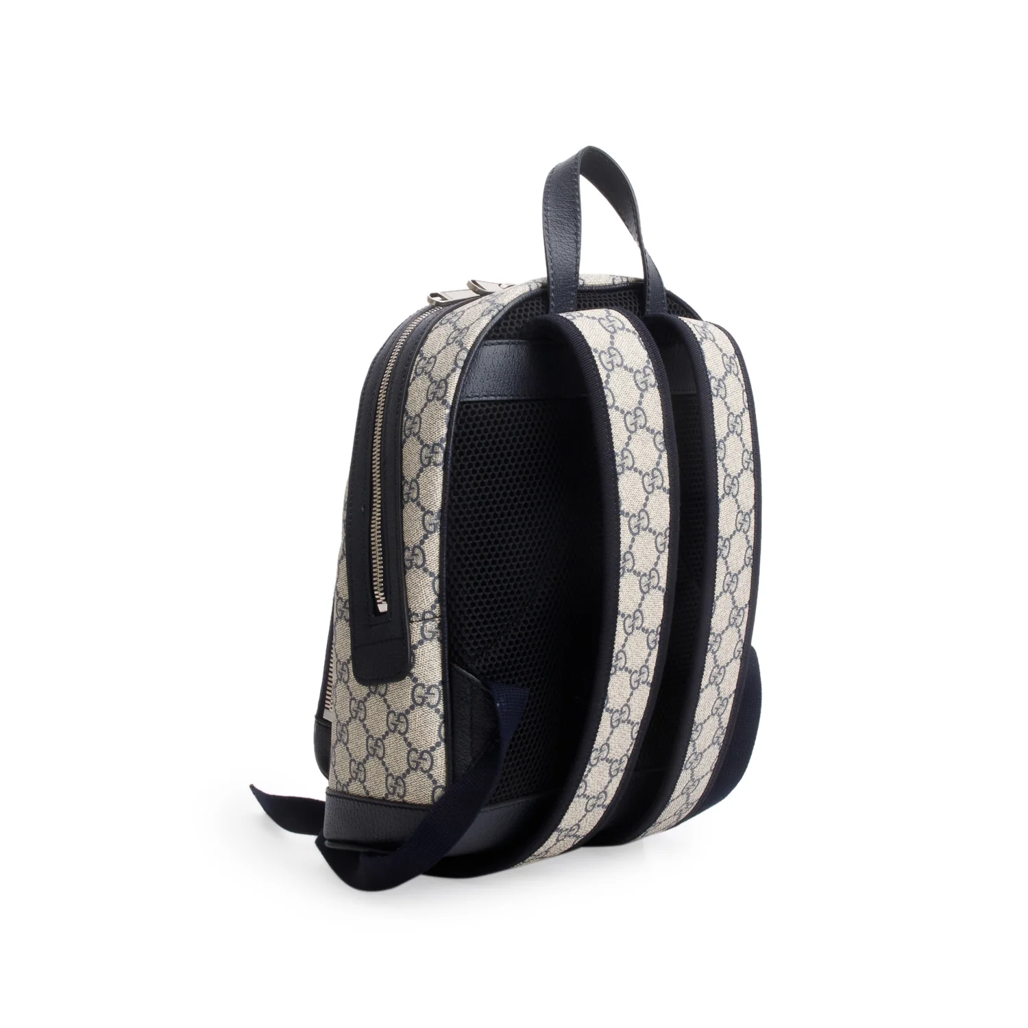 Gucci GG Supreme Monogram Textured Dollar Calfskin Web Small Ophidia Day Backpack w/ Box - Image 6