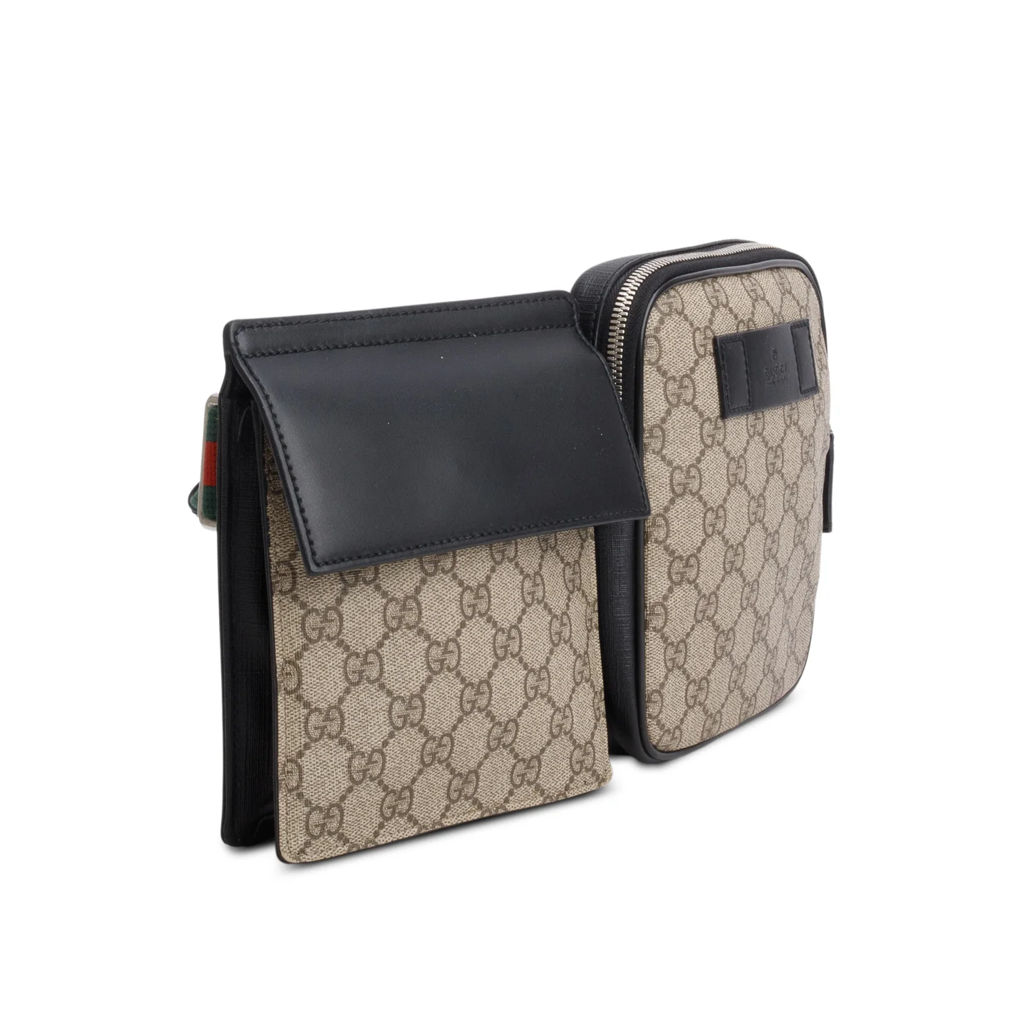 Gucci GG Supreme Monogram Web Belt Bag - Image 2