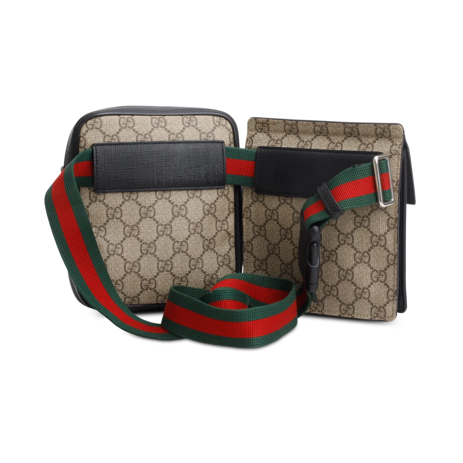 Gucci GG Supreme Monogram Web Belt Bag - Image 3
