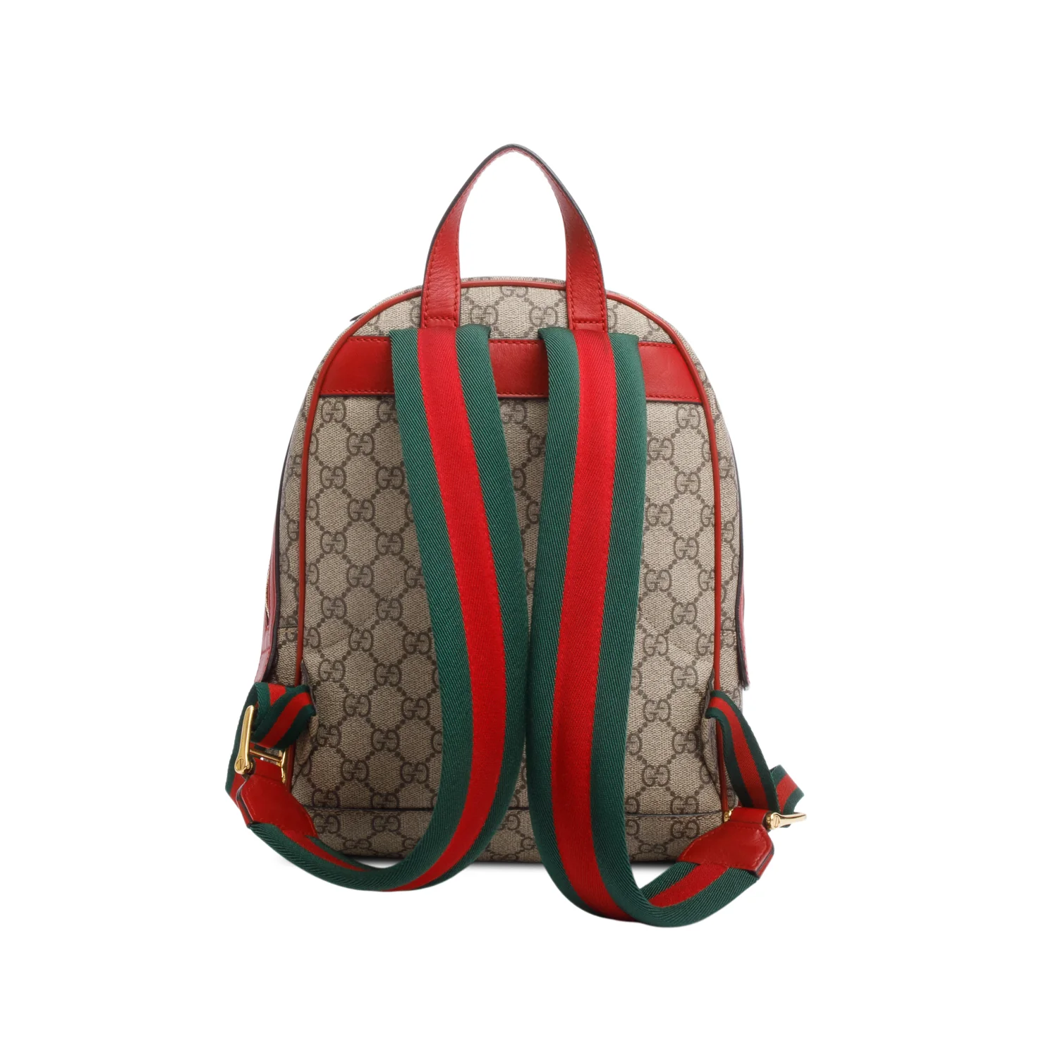 Gucci GG Supreme Monogram Web Kingsnake Heart Embroidered Small Day Backpack - Image 4