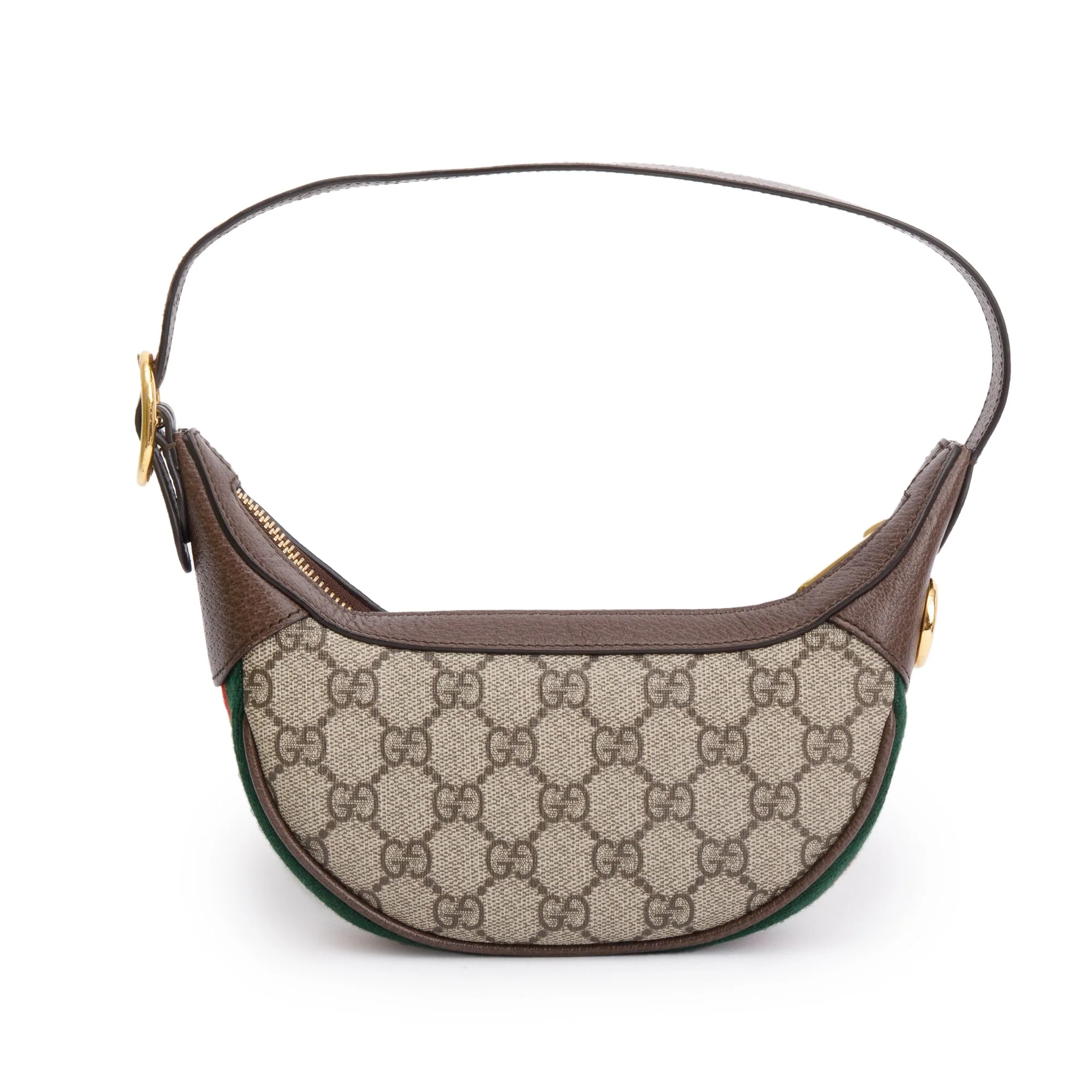 Gucci GG Supreme Ophidia Half-Moon Mini Bag w/ Box - Image 5