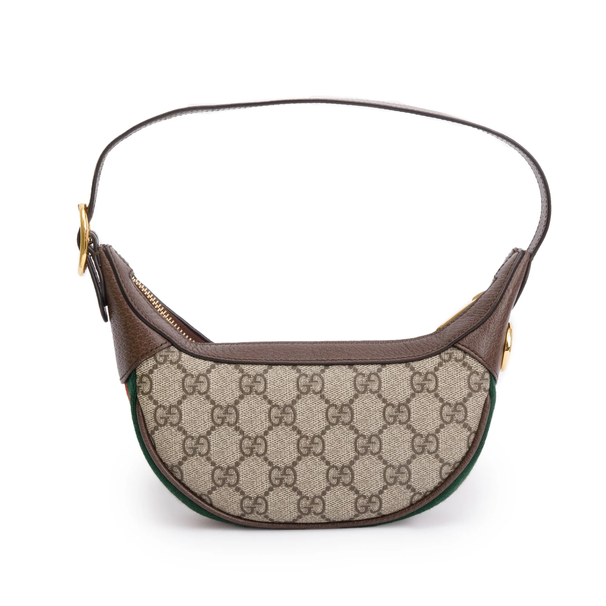 Gucci GG Supreme Ophidia Half-Moon Mini Bag w/ Box - Image 6