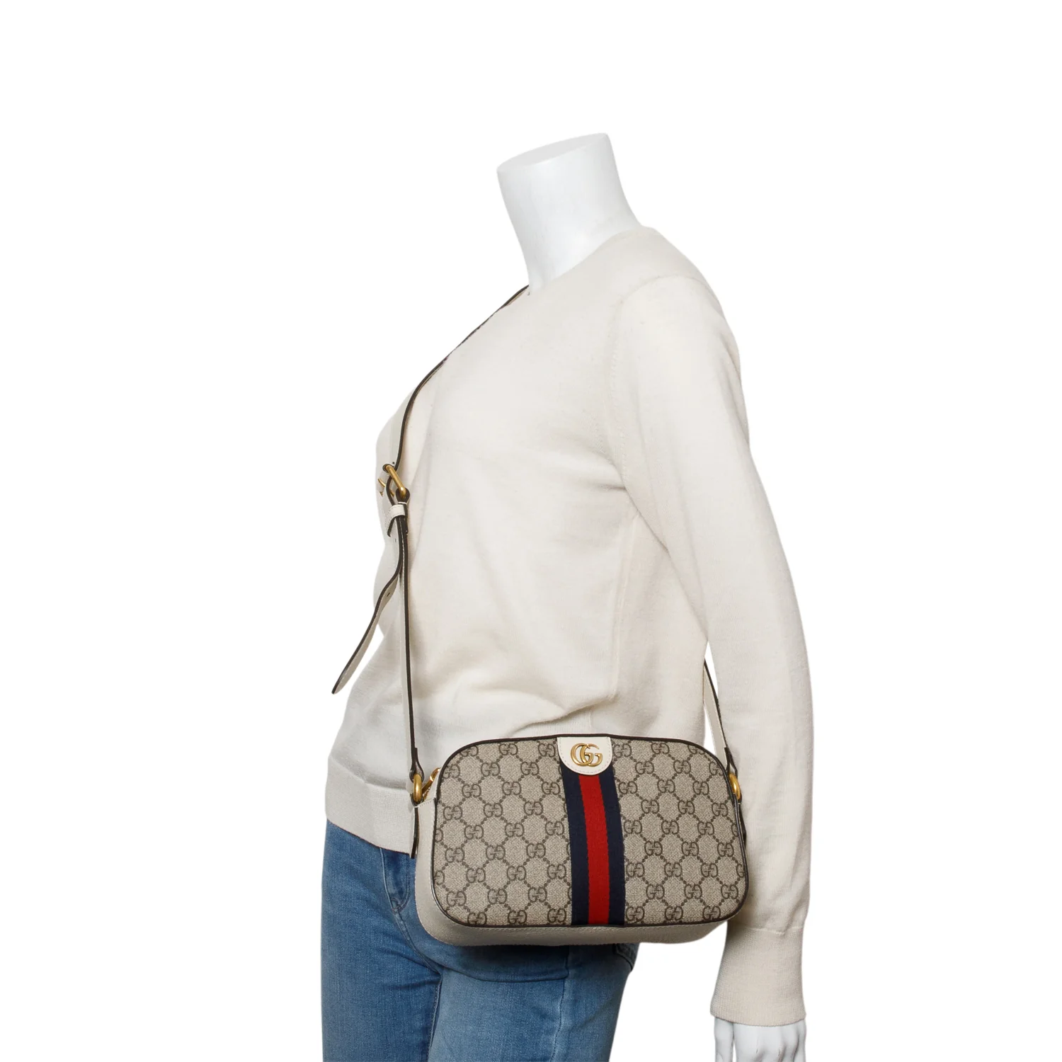 Gucci GG Supreme Ophidia Small Crossbody Bag - Image 2