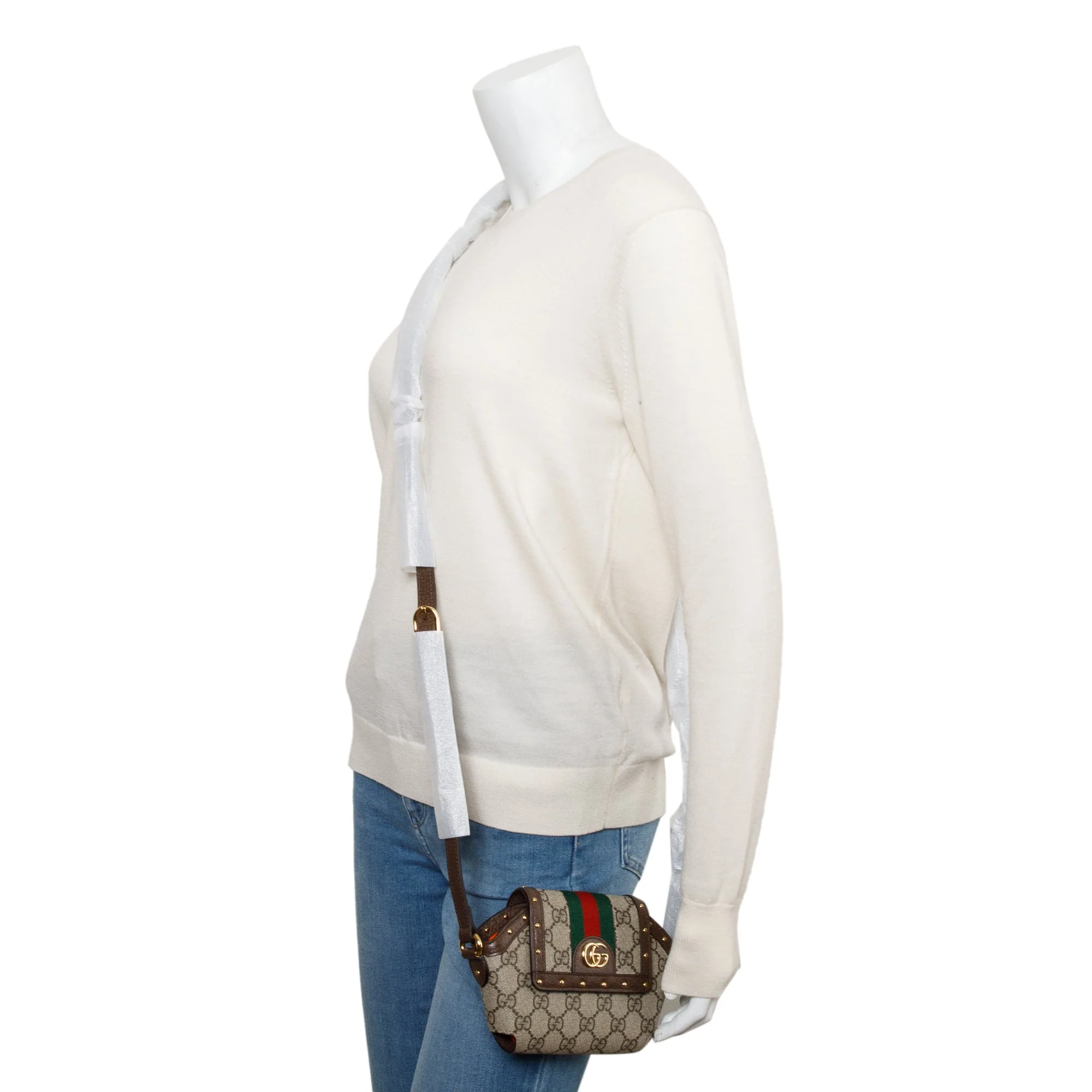 Gucci GG Supreme Ophidia Web Headphones Case Bag - Image 2