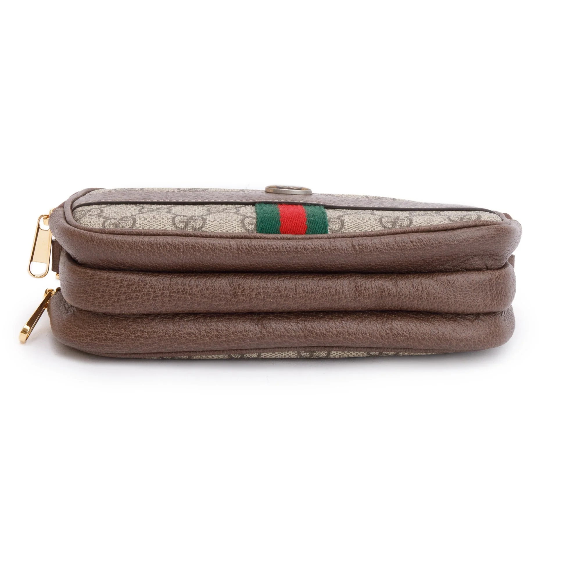 Gucci GG Supreme Ophidia Web Mini Crossbody Bag w/ Box - Image 8