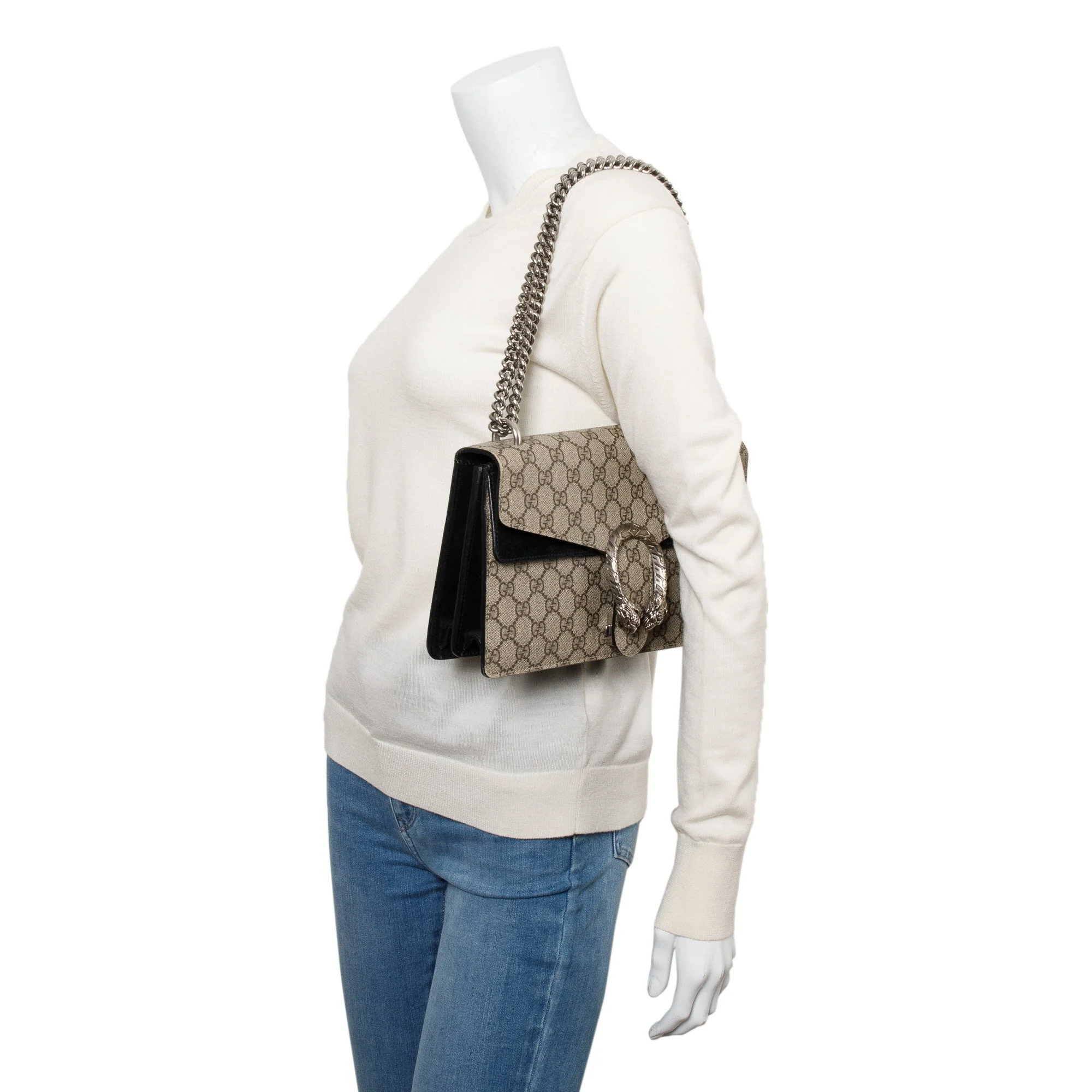 Gucci GG Supreme Small Dionysus Shoulder Bag - Image 2