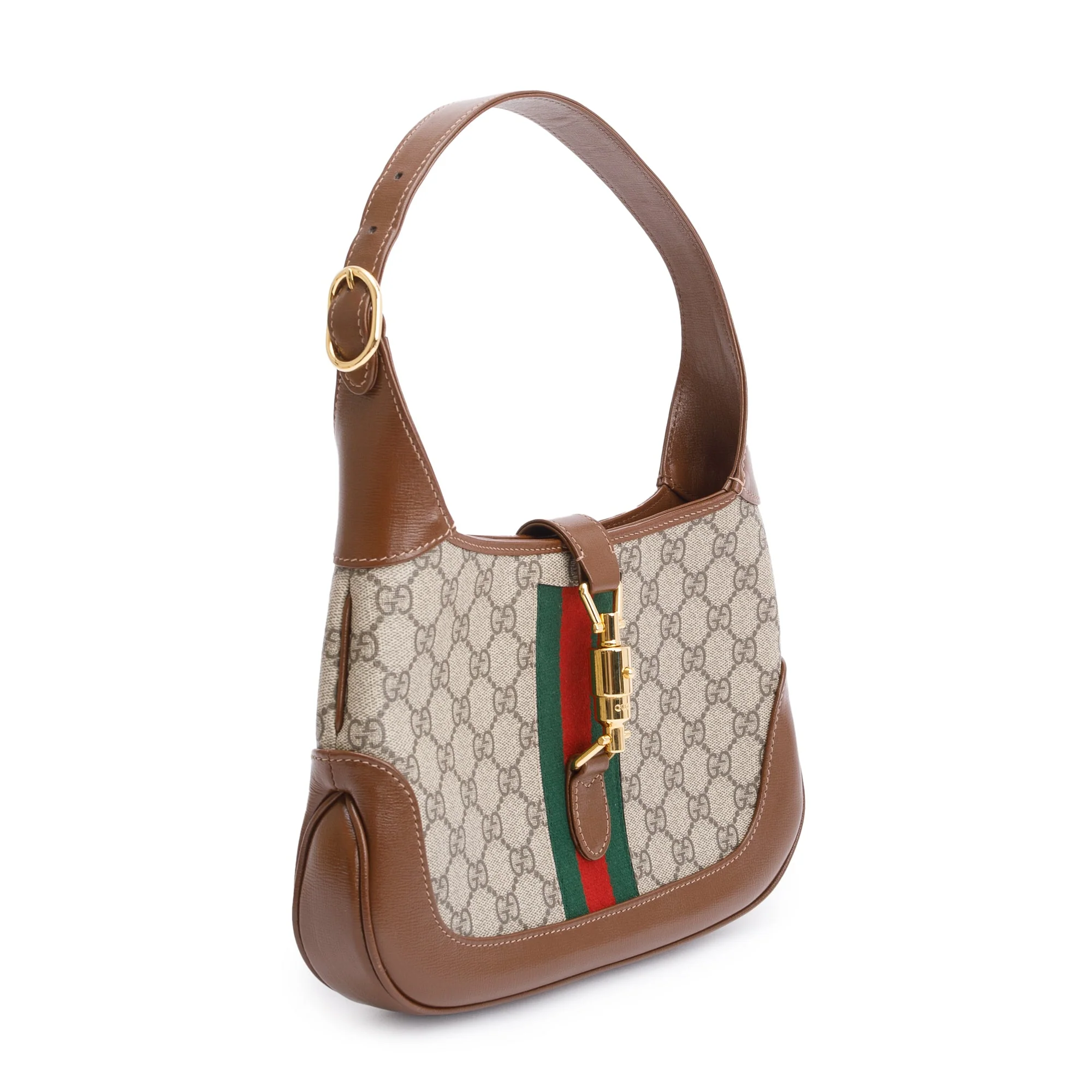 Gucci GG Supreme Small Jackie 1961 Shoulder Bag w/ Strap - Image 5